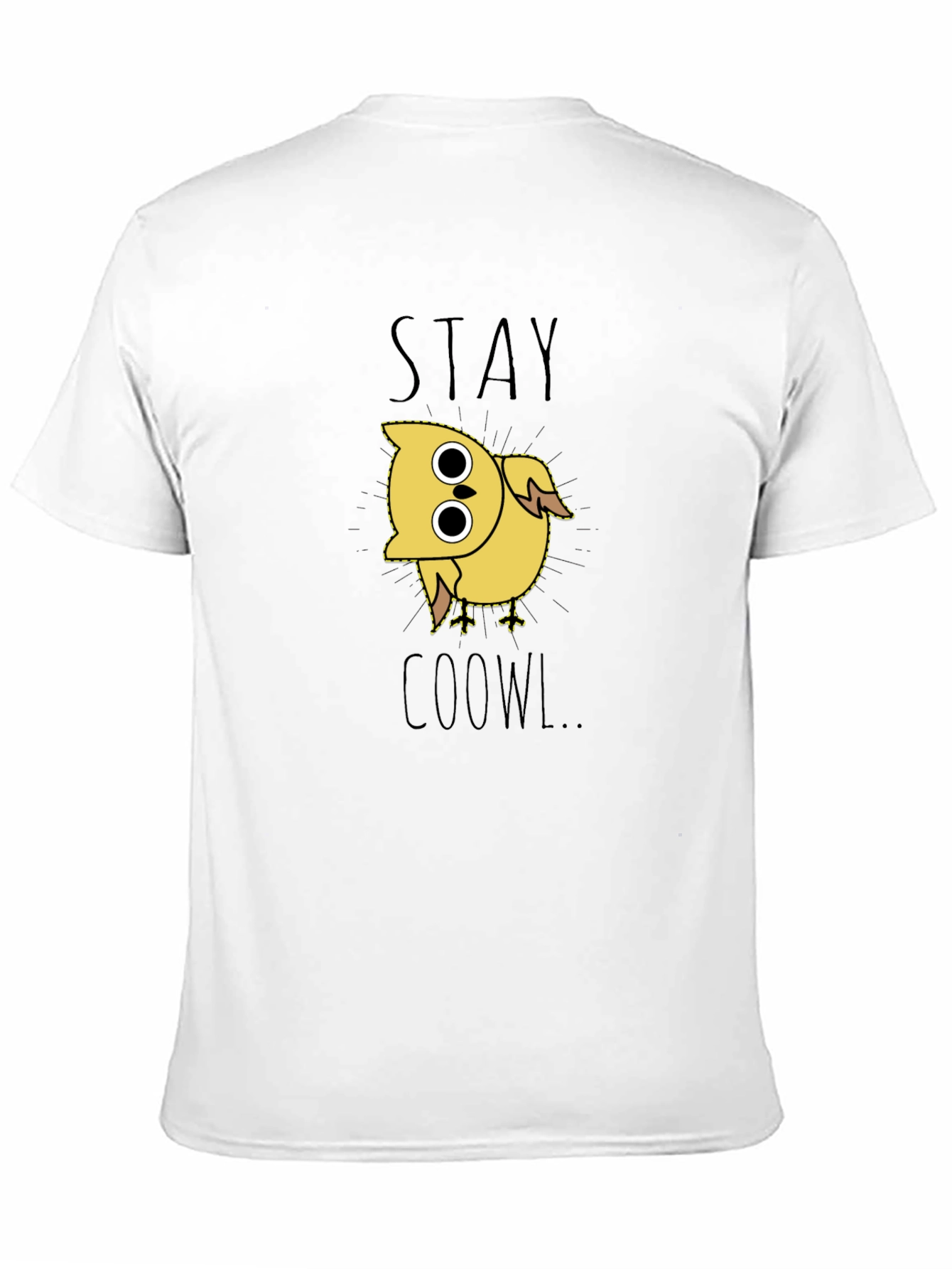 Stay Coowl Black Graphic Tee