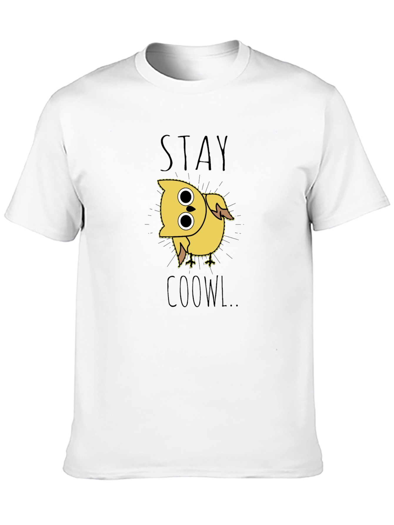 Stay Coowl Black Graphic Tee