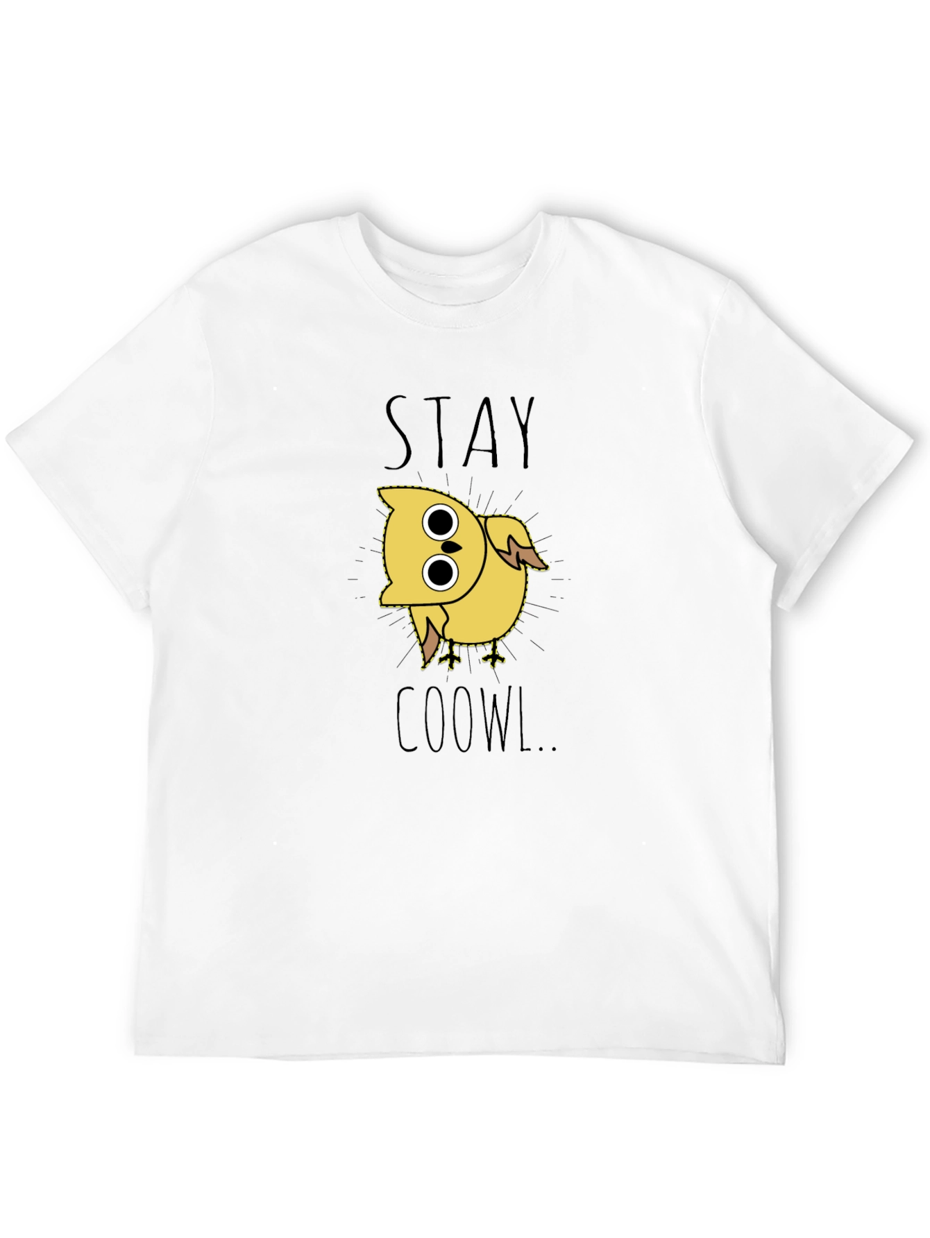 Stay Coowl Black Graphic Tee