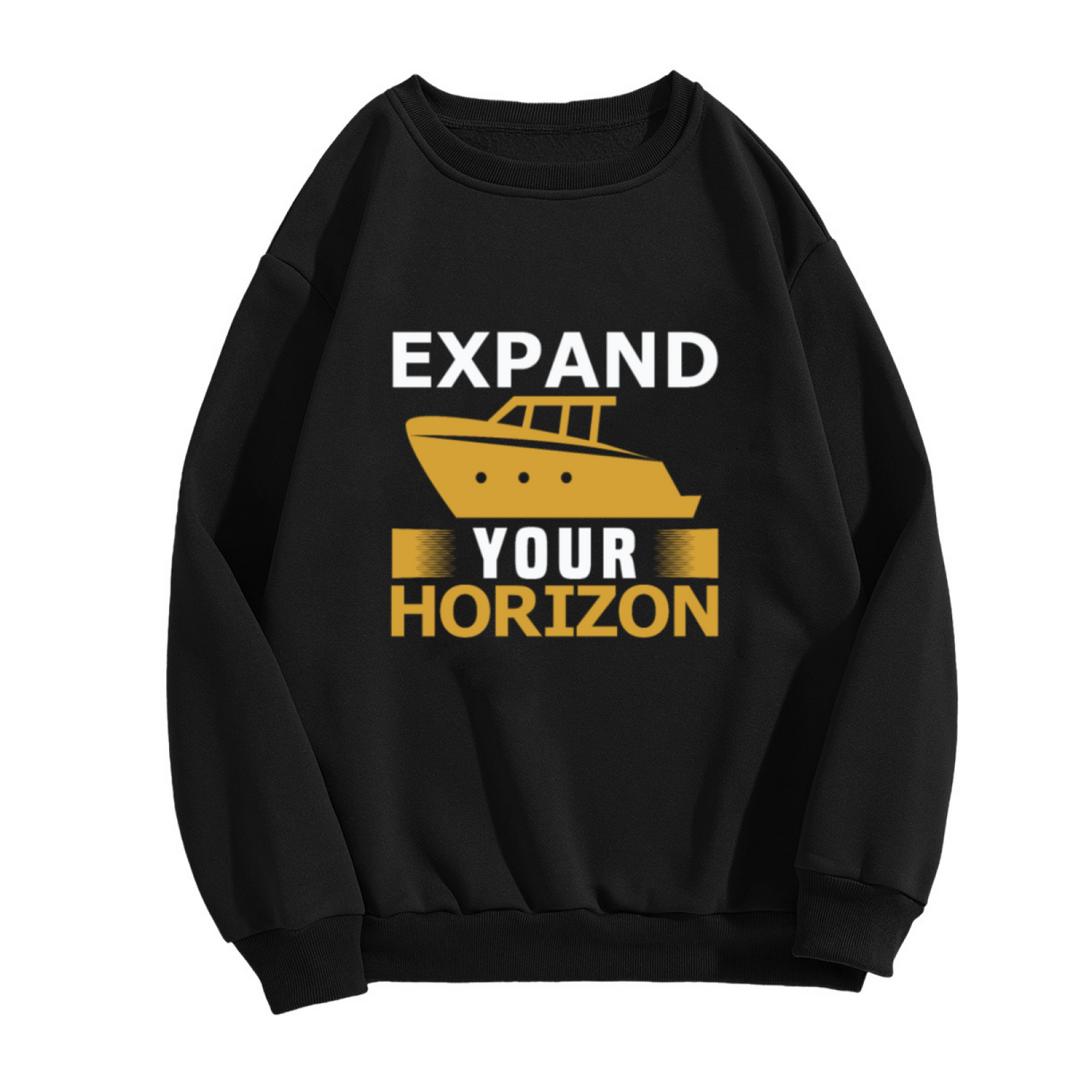 "Expand Your Horizon" Motivational Design - Crewneck Sweatshirt | Motivational, Inspirational, Travel Gift