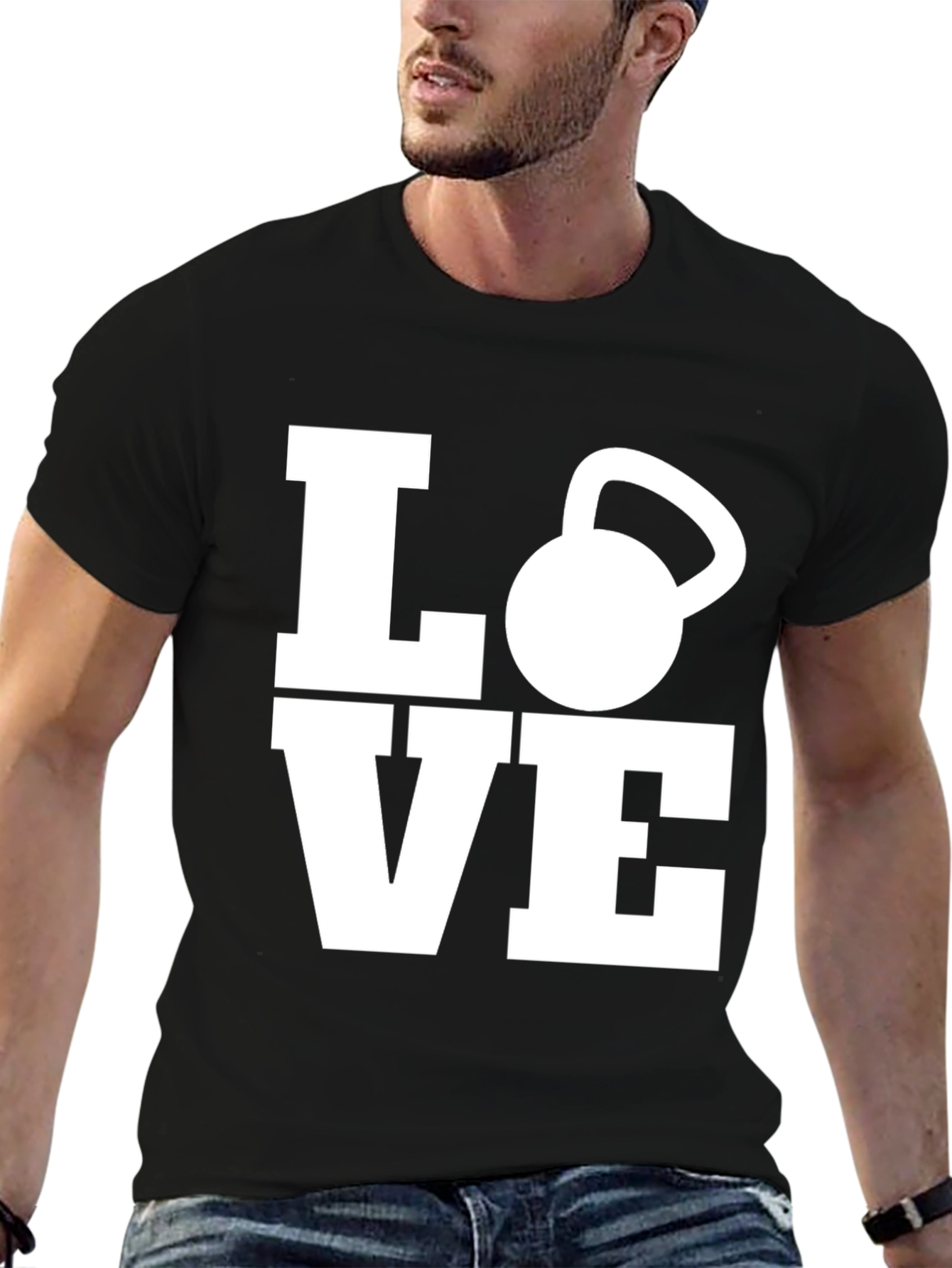 Love Kettlebell T-Shirt - Fitness Gym Workout Tee