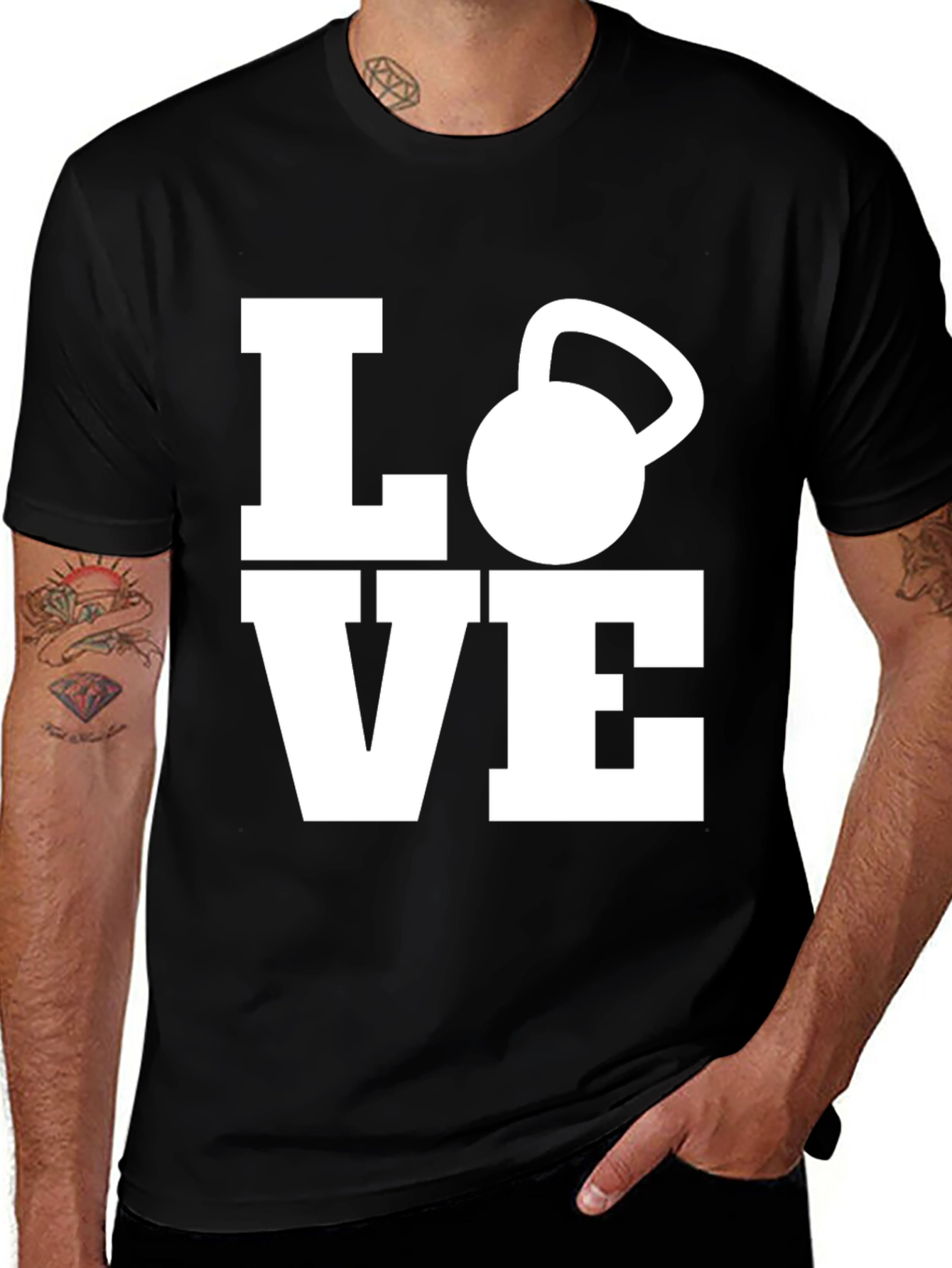 Love Kettlebell T-Shirt - Fitness Gym Workout Tee