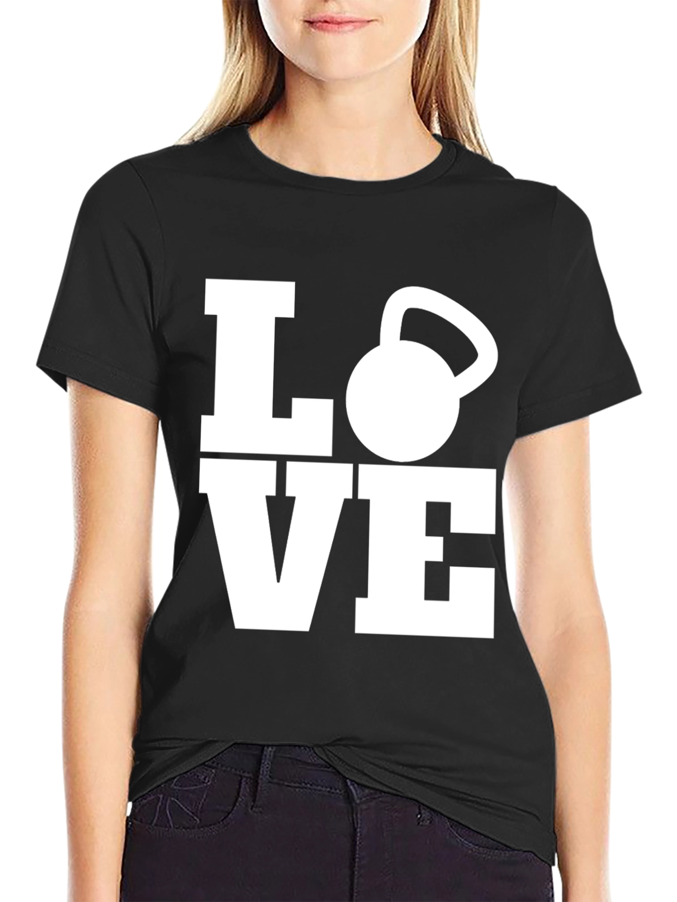 Love Kettlebell T-Shirt - Fitness Gym Workout Tee