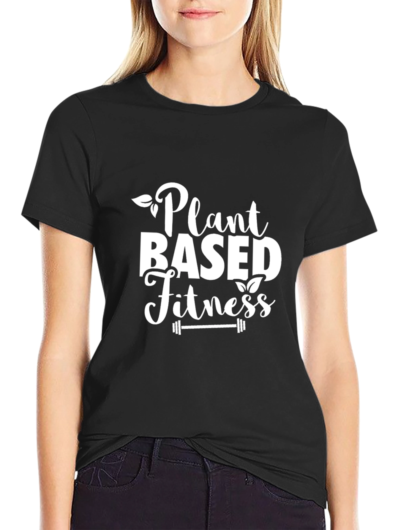 Plant Based Fitness T-Shirt - Black