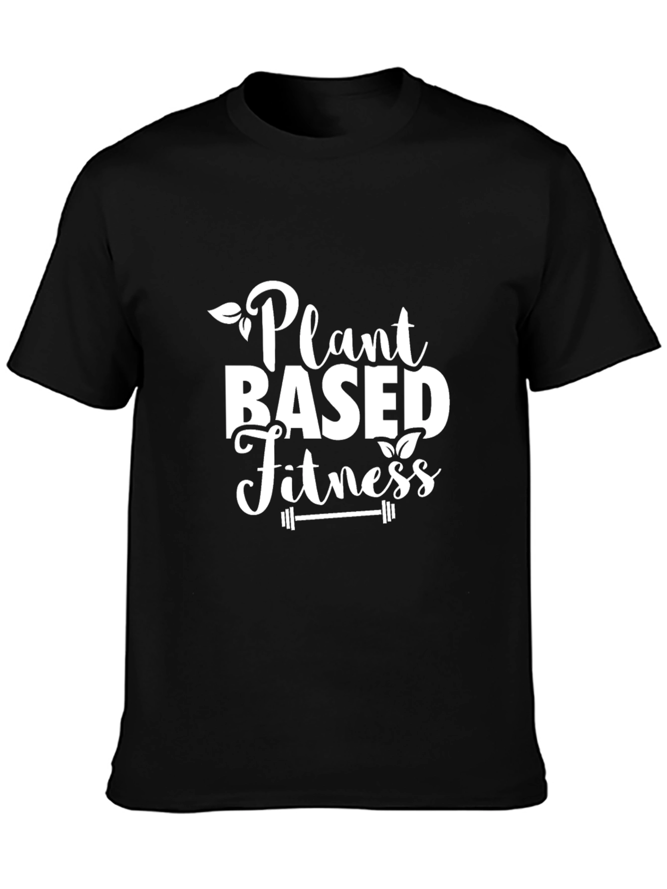 Plant Based Fitness T-Shirt - Black