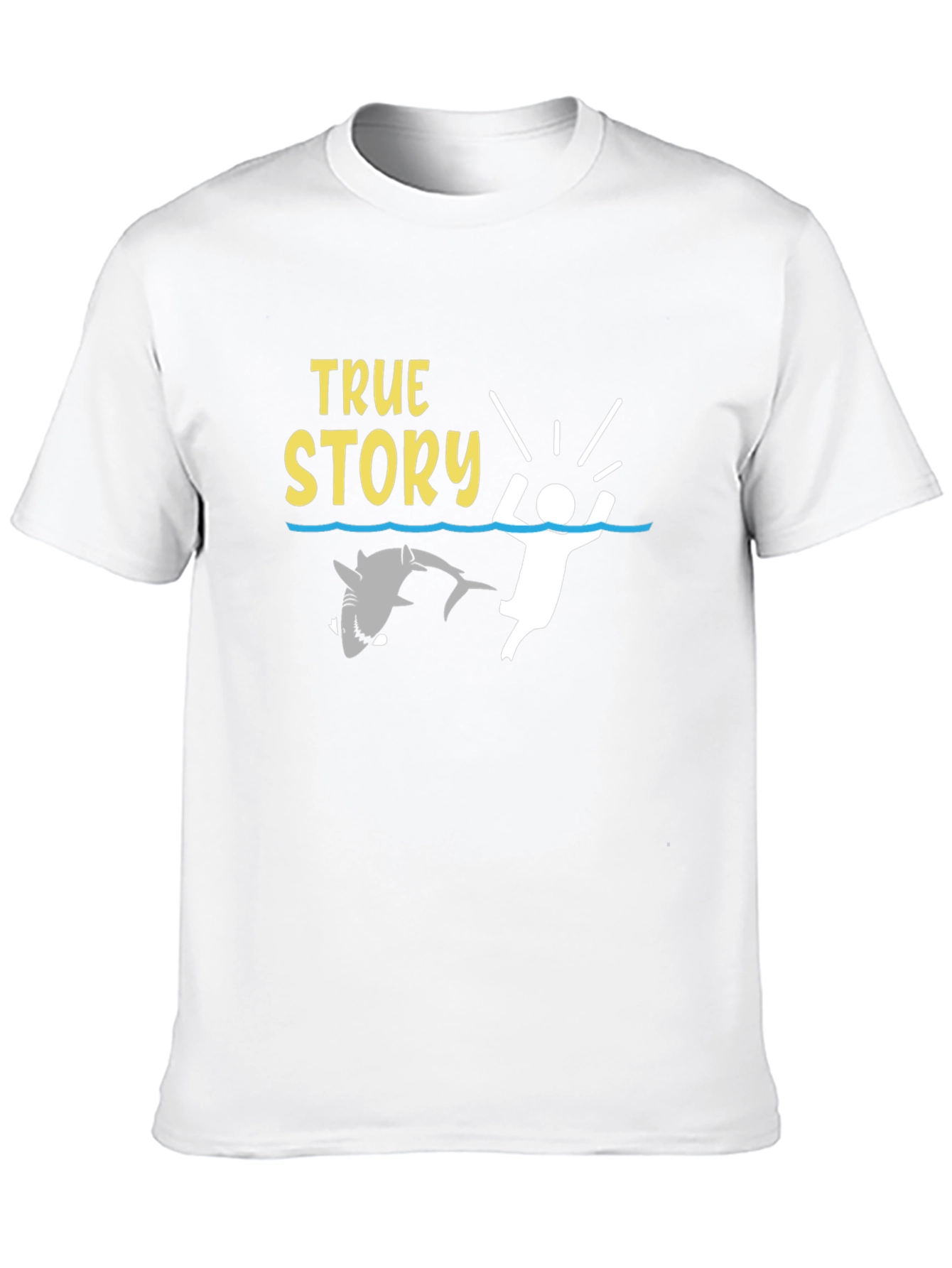 True Story Shark Graphic T-Shirt
