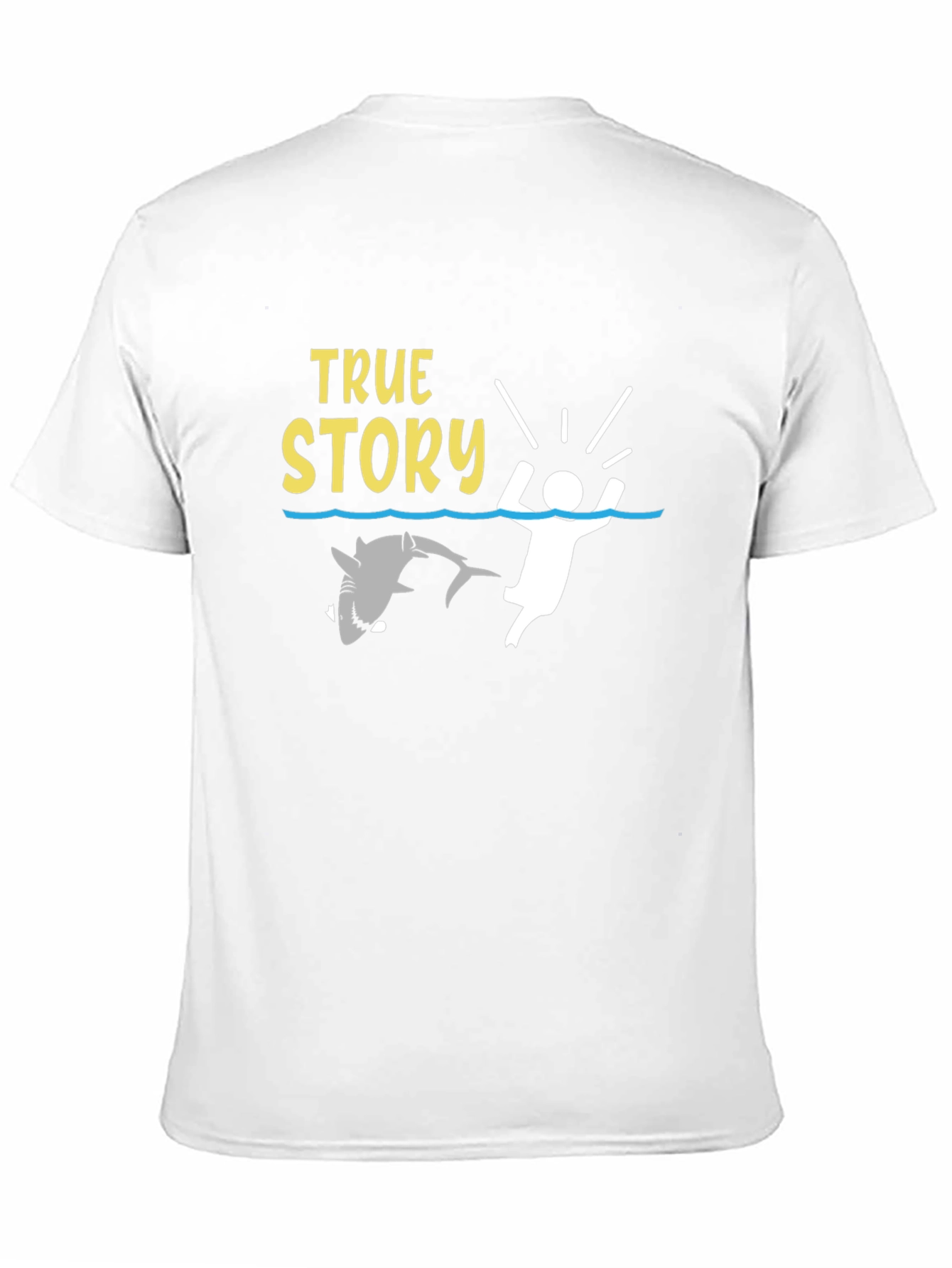 True Story Shark Graphic T-Shirt