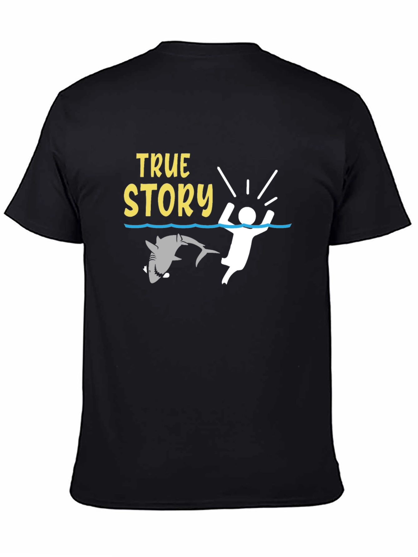 True Story Shark Graphic T-Shirt