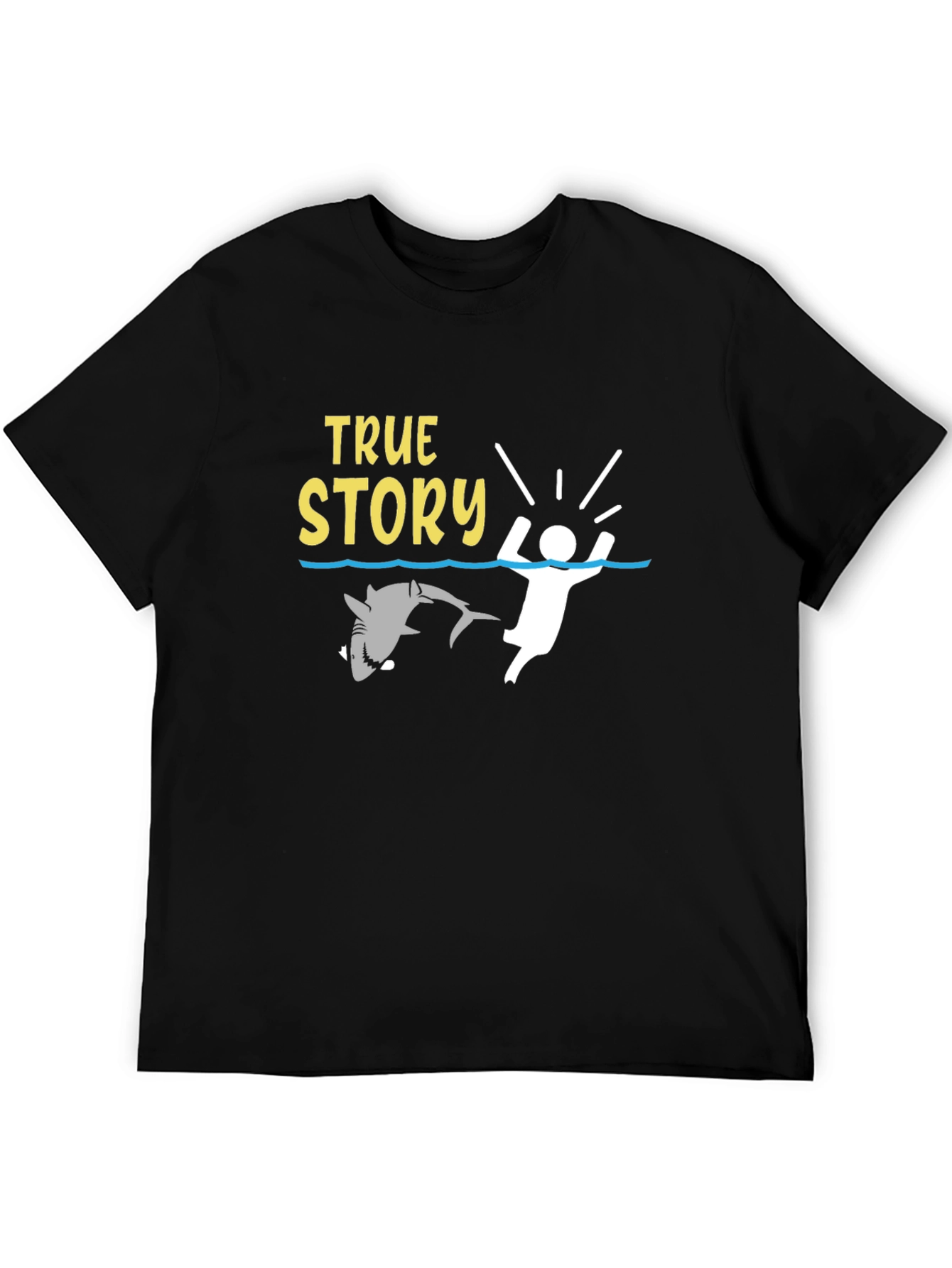 True Story Shark Graphic T-Shirt