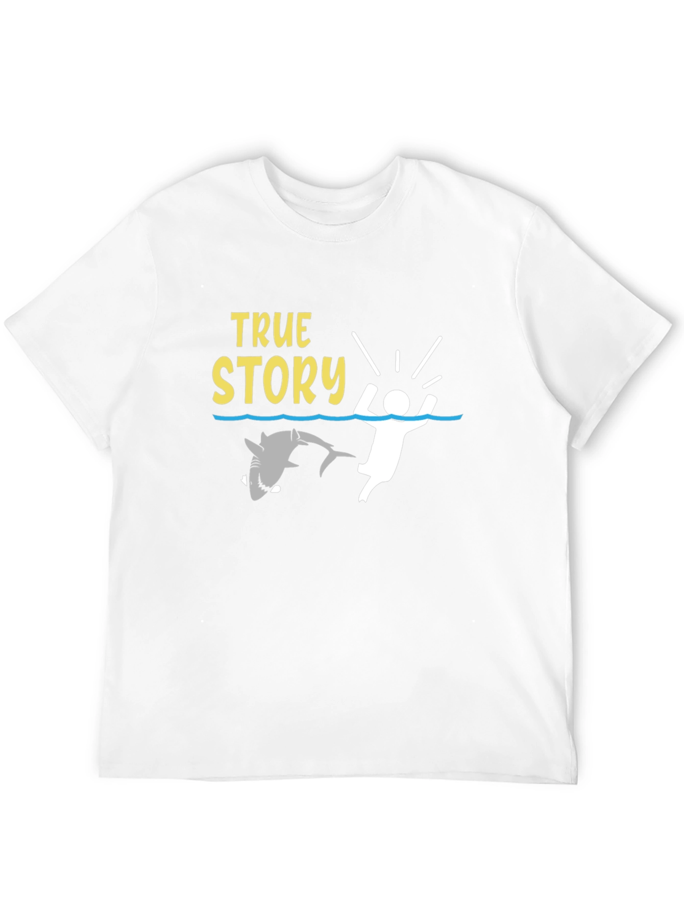 True Story Shark Graphic T-Shirt