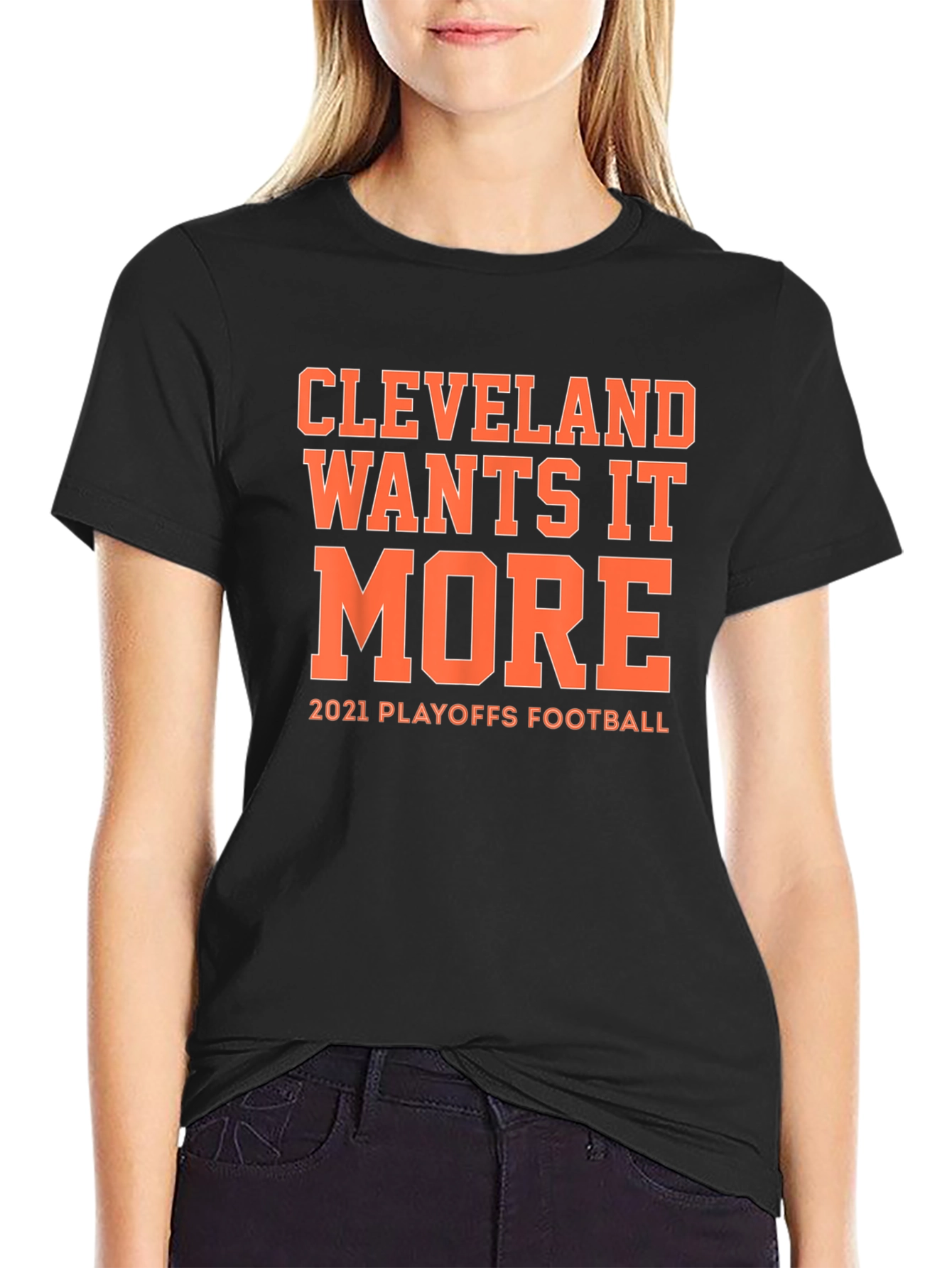 Cleveland Wants It More 2021 Playoffs Football T-Shirt