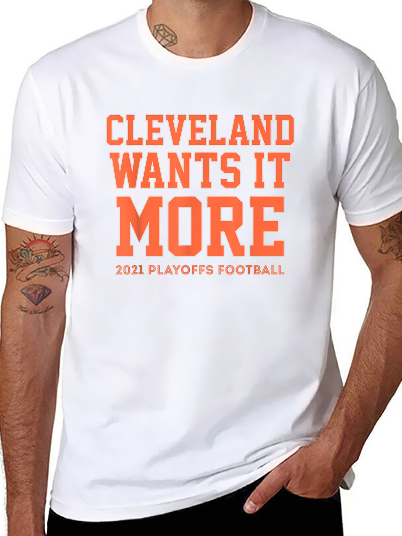 Cleveland Wants It More 2021 Playoffs Football T-Shirt