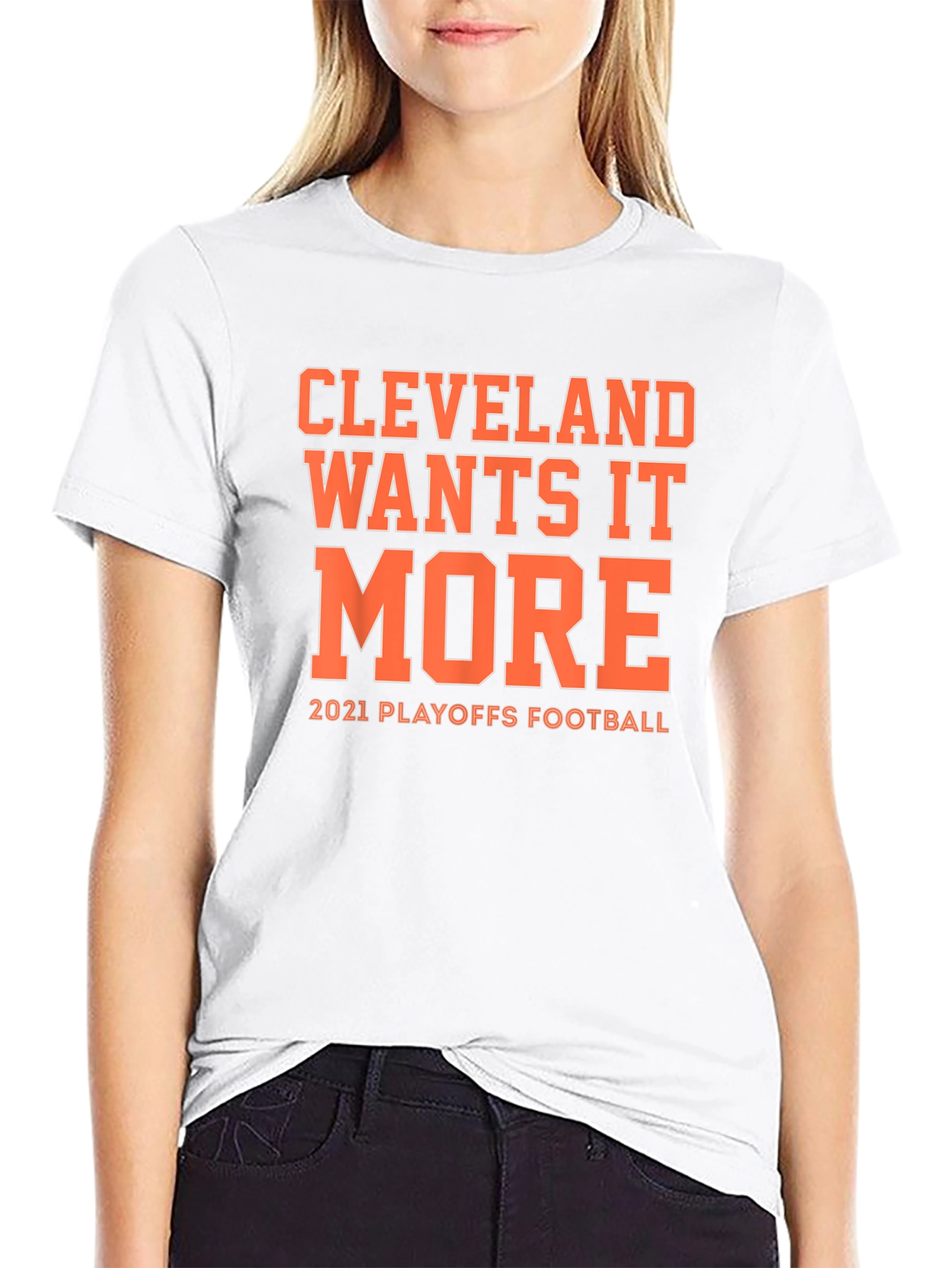 Cleveland Wants It More 2021 Playoffs Football T-Shirt