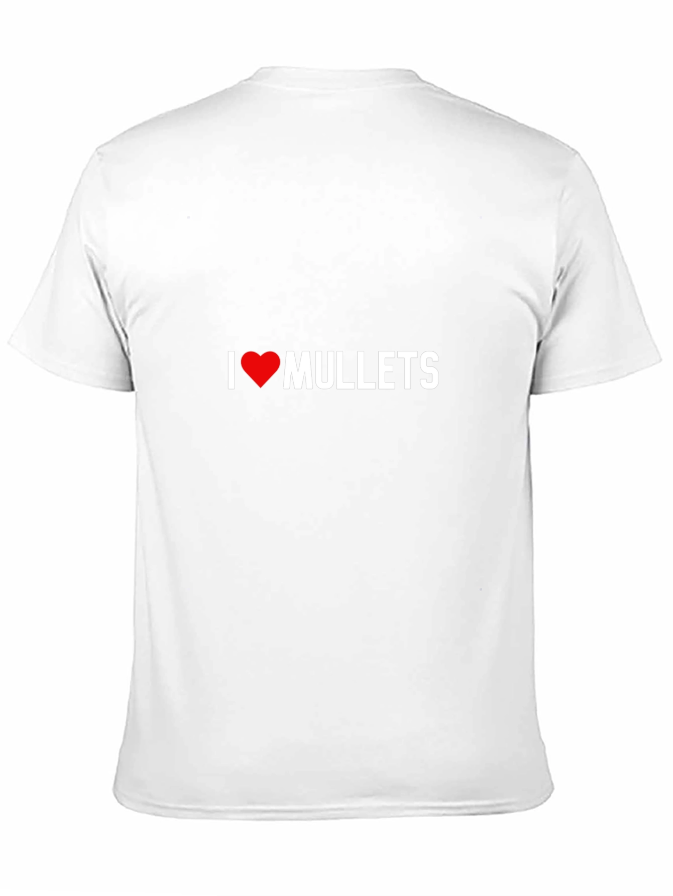 I Heart Mullets Black T-Shirt