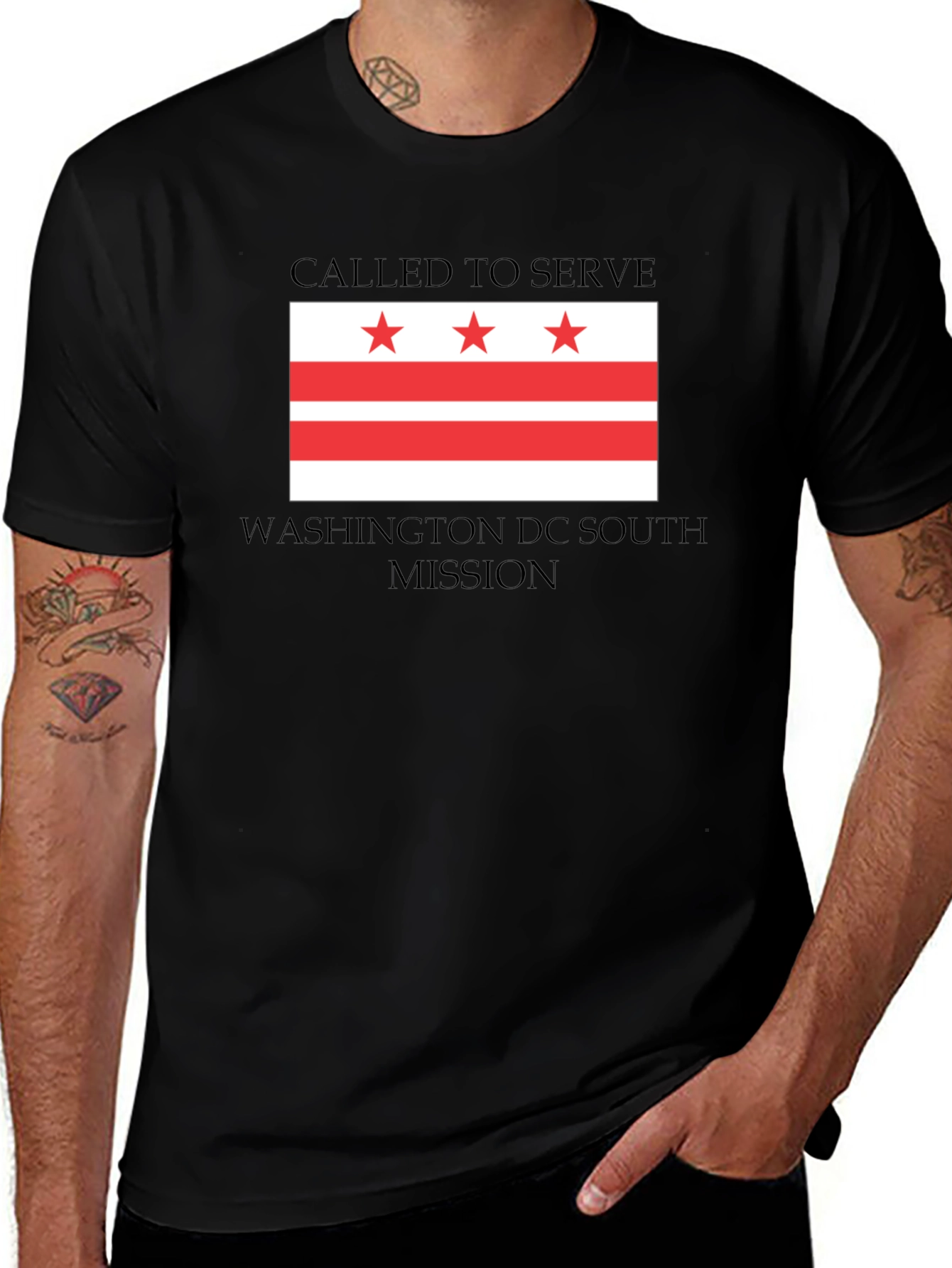 Called To Serve Black T-Shirt
