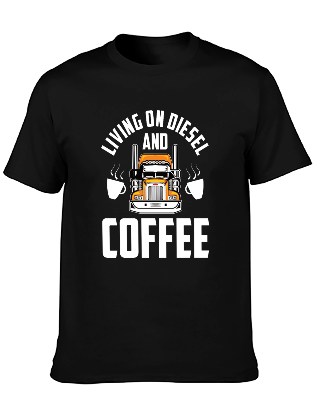 Diesel & Coffee Trucker T-Shirt