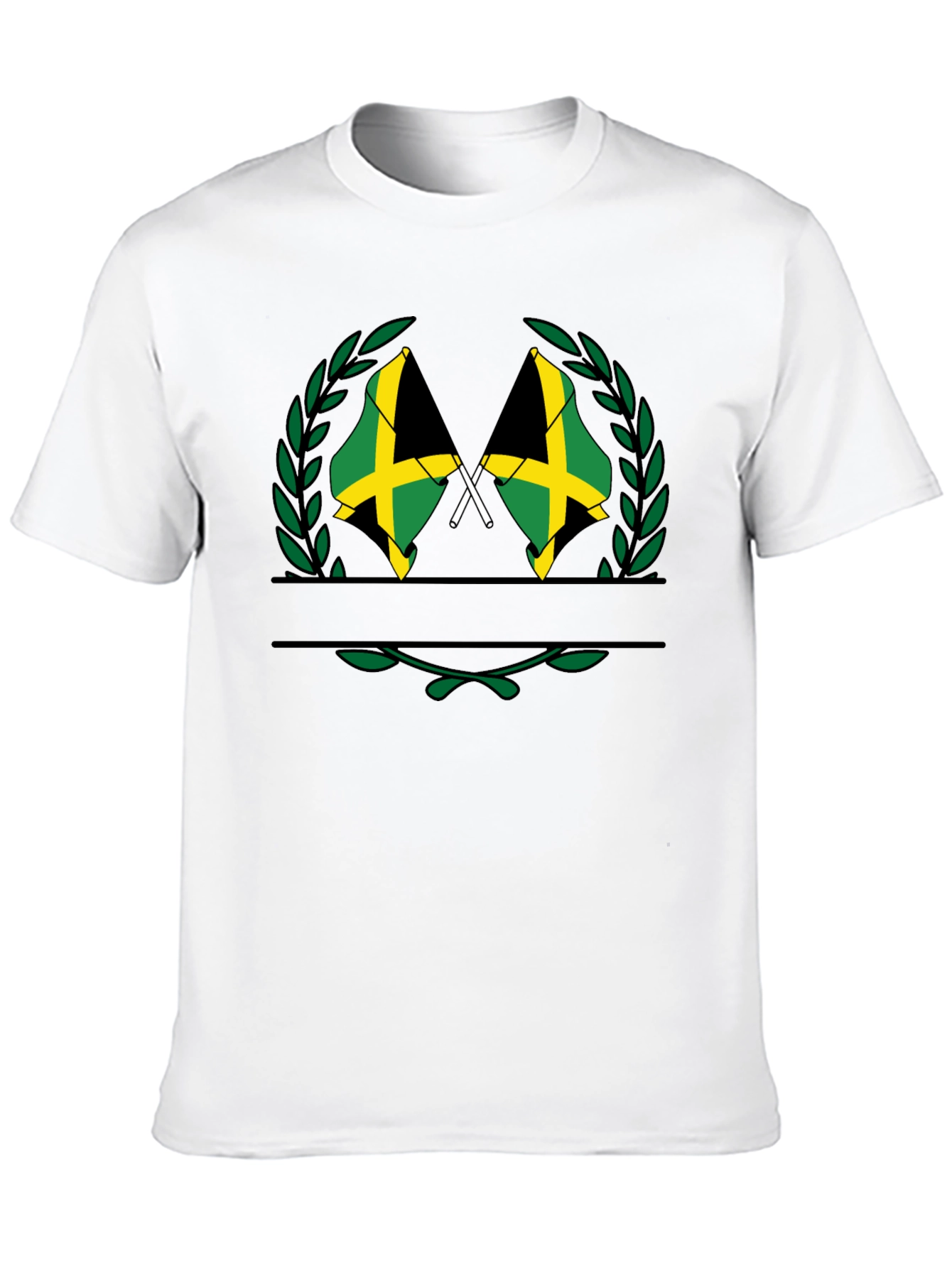 Jamaican Flag Crest T-Shirt