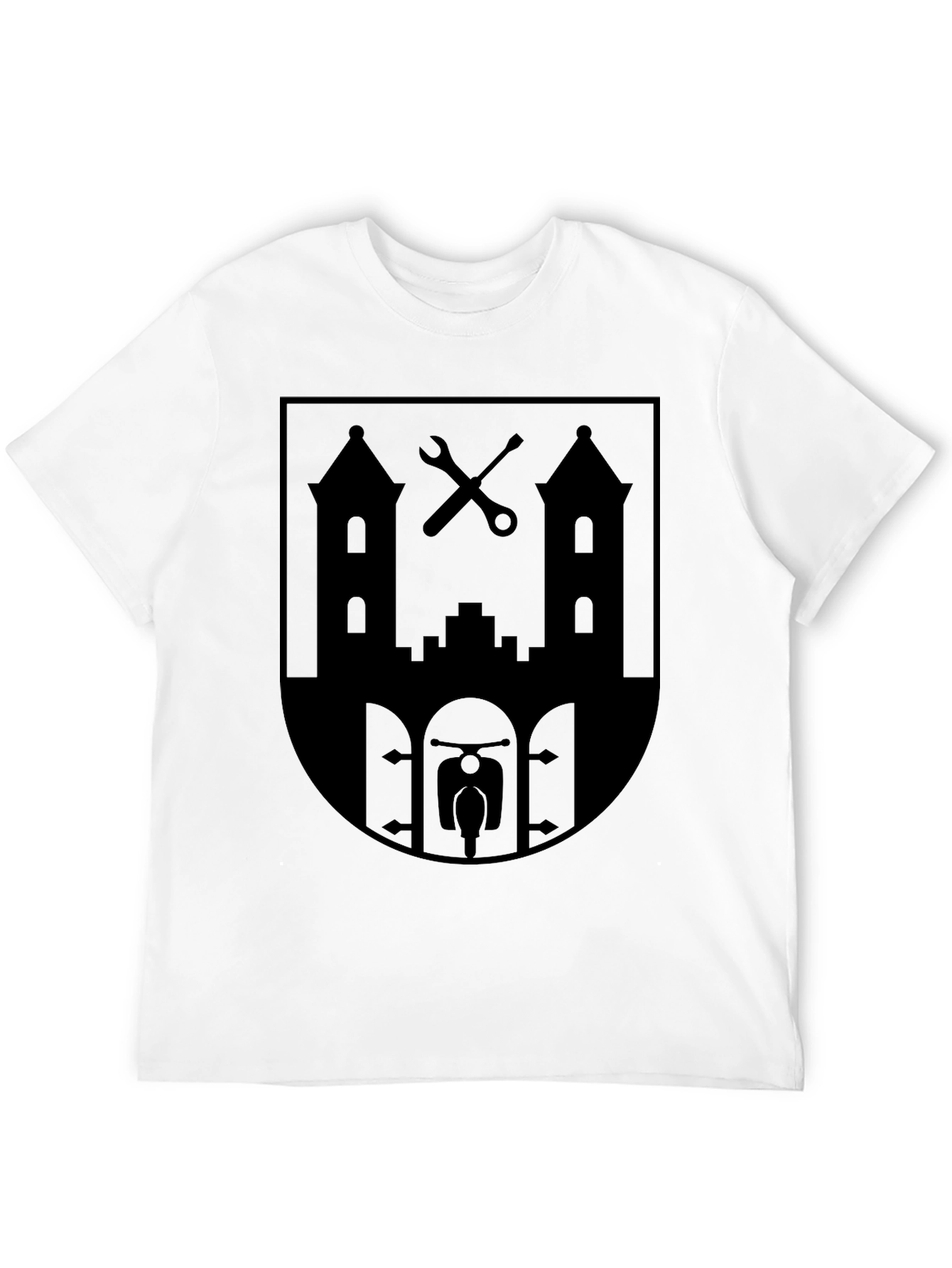 City Crest Graphic T-Shirt - Black