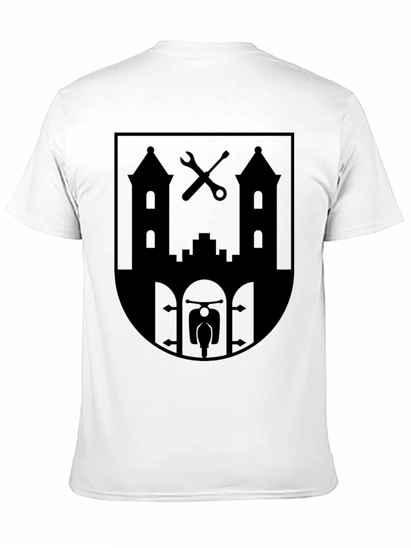 City Crest Graphic T-Shirt - Black