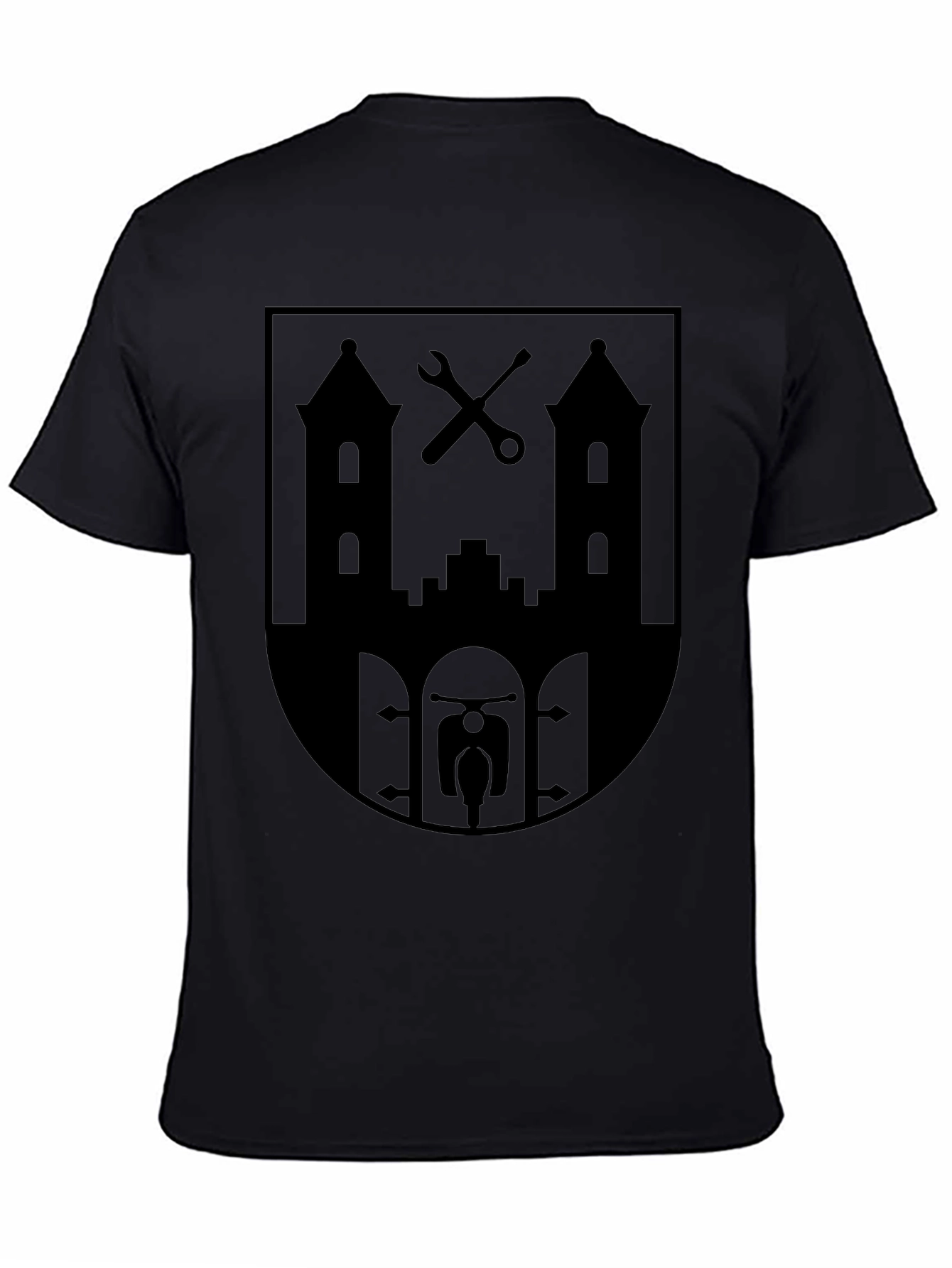 City Crest Graphic T-Shirt - Black