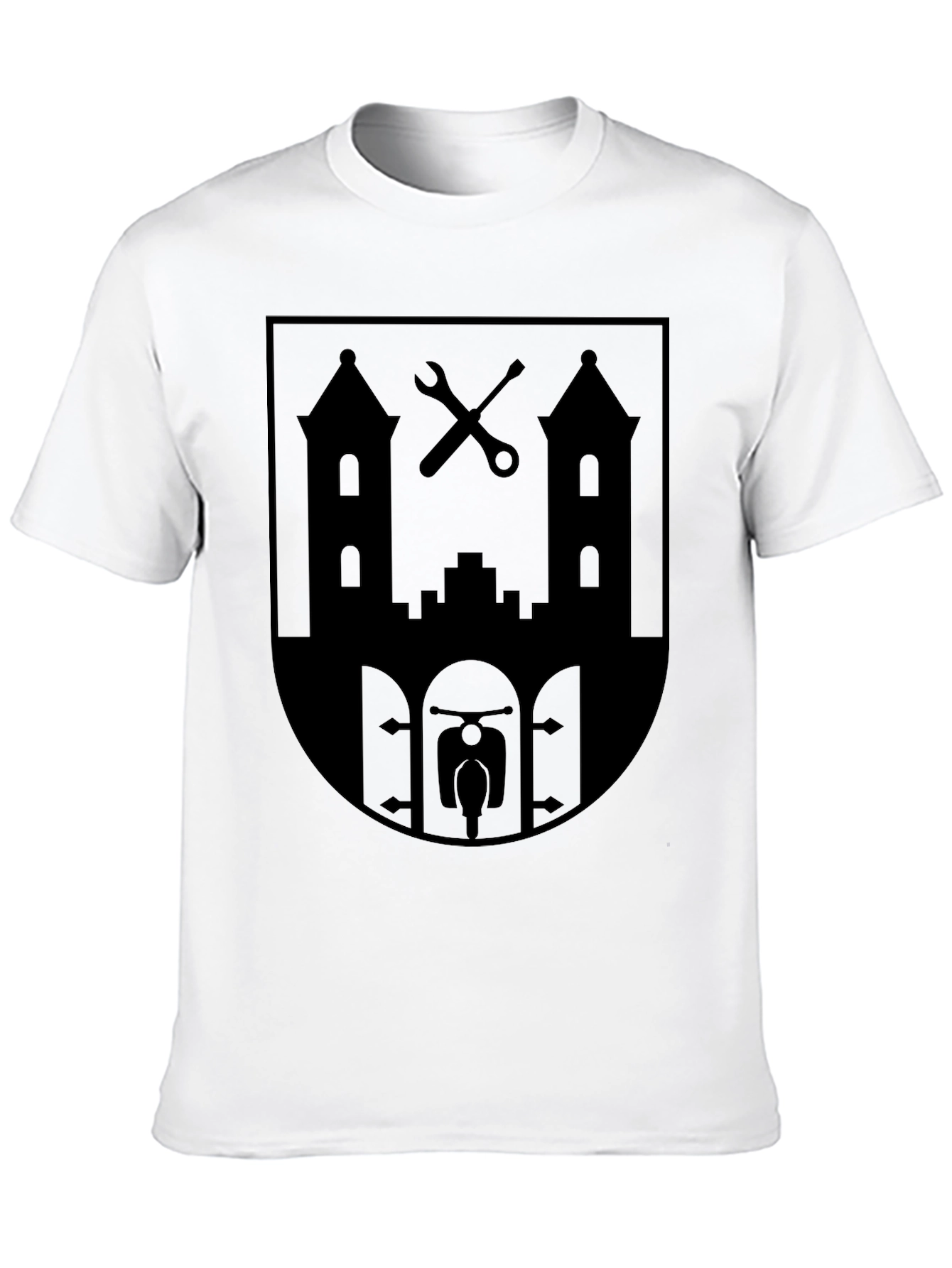 City Crest Graphic T-Shirt - Black