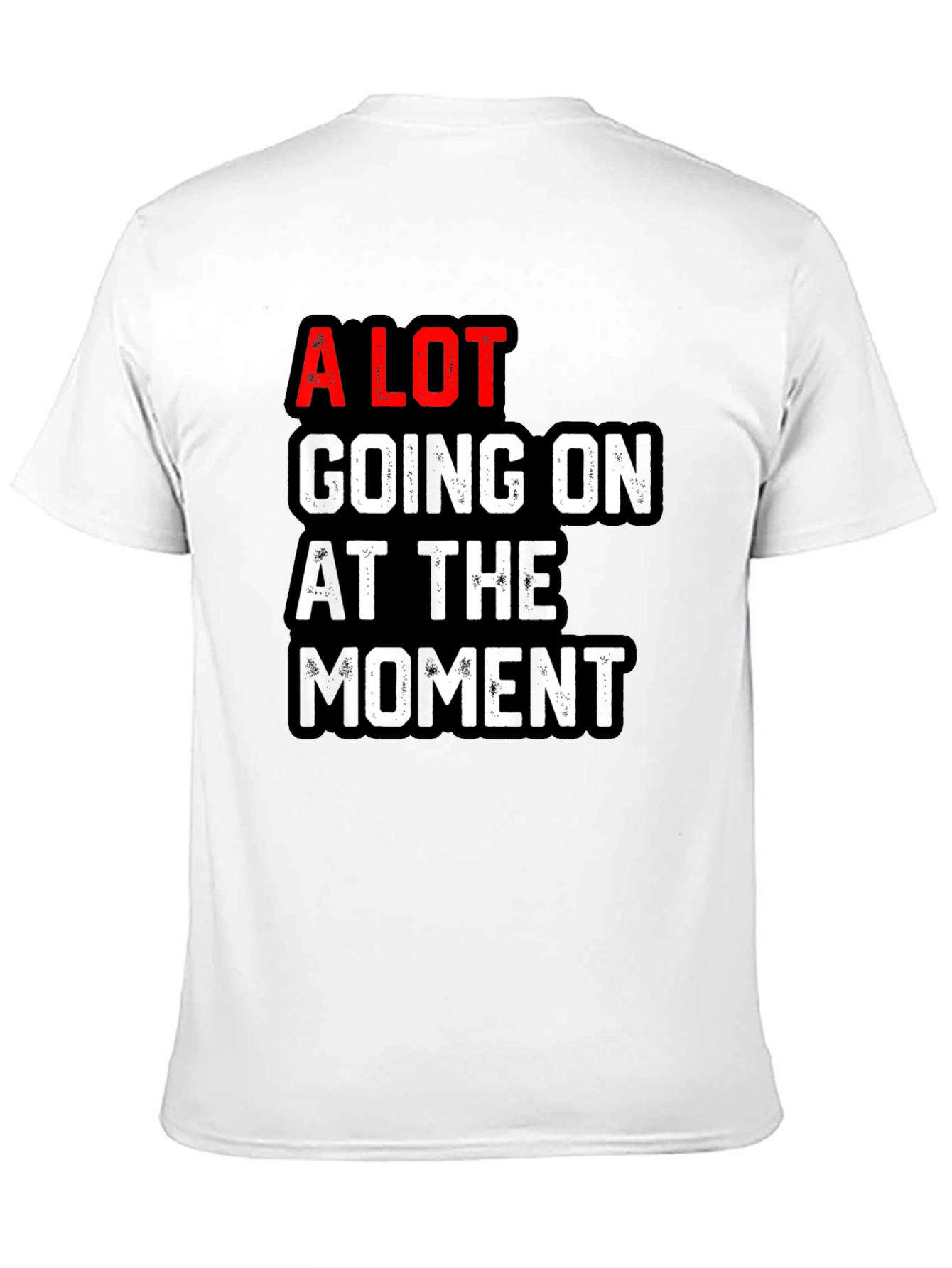 A Lot Going on T-Shirt - Black Graphic Tee