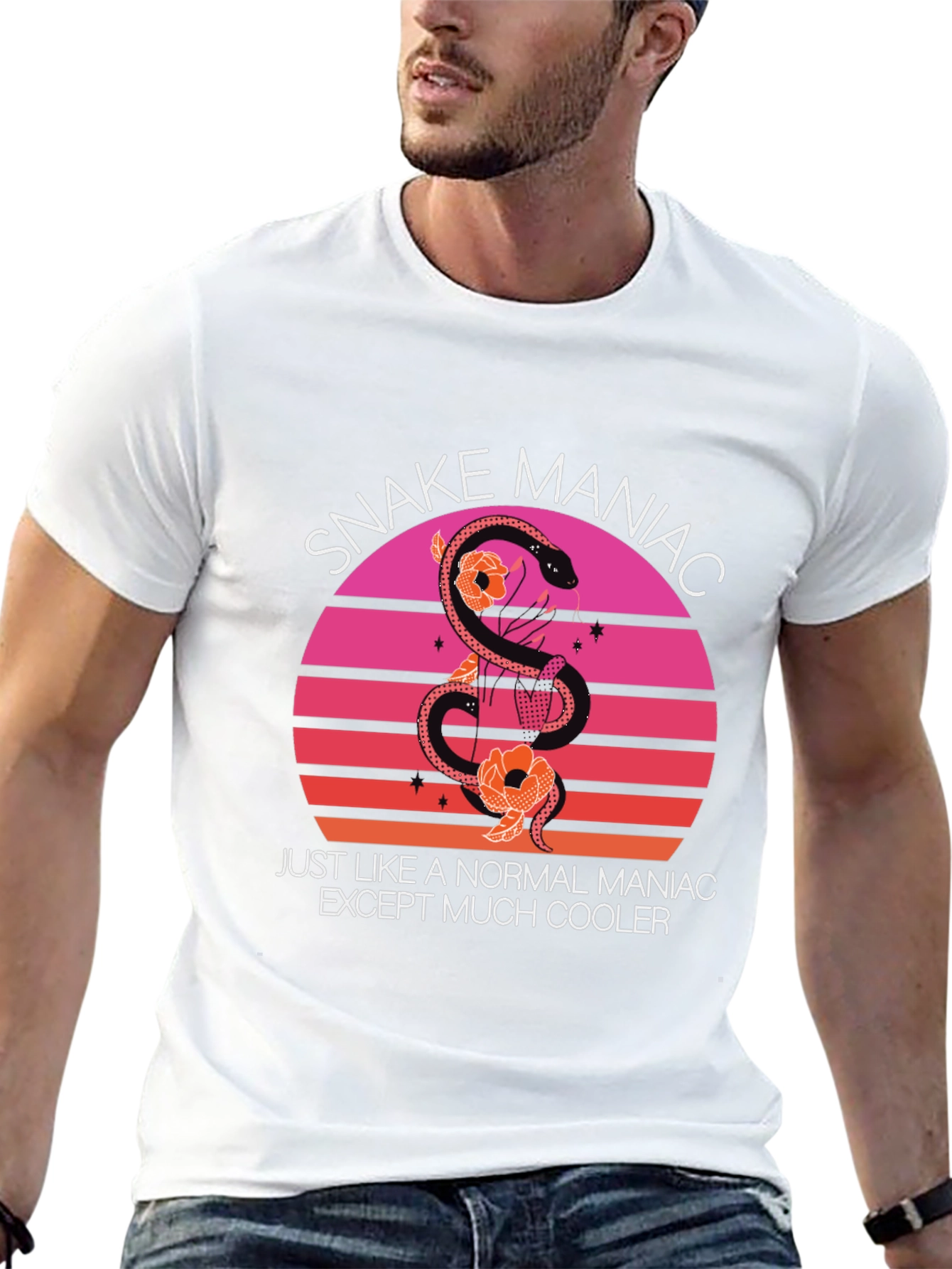 Snake Maniac Graphic Tee