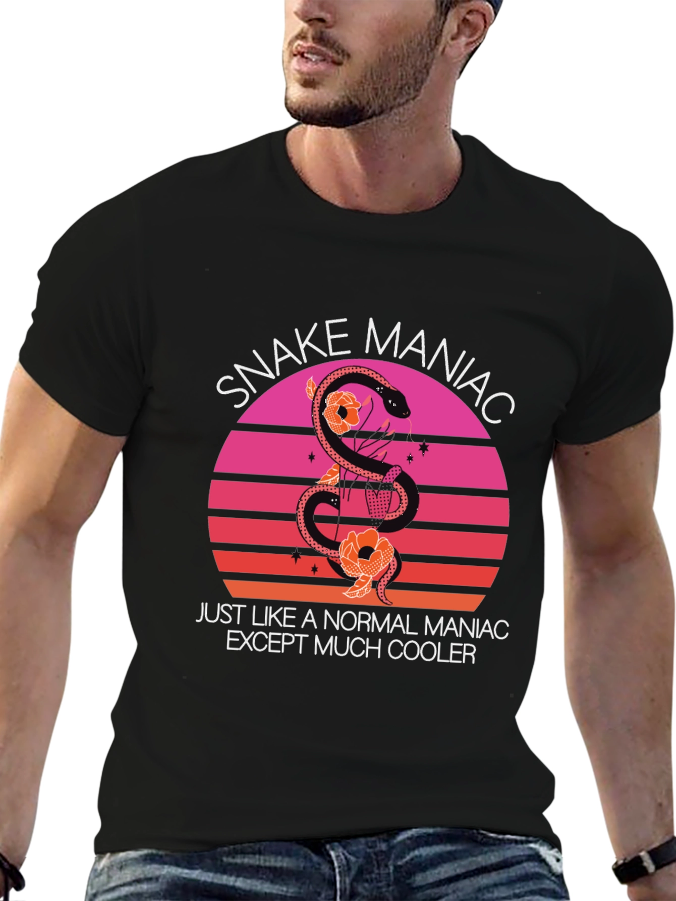 Snake Maniac Graphic Tee