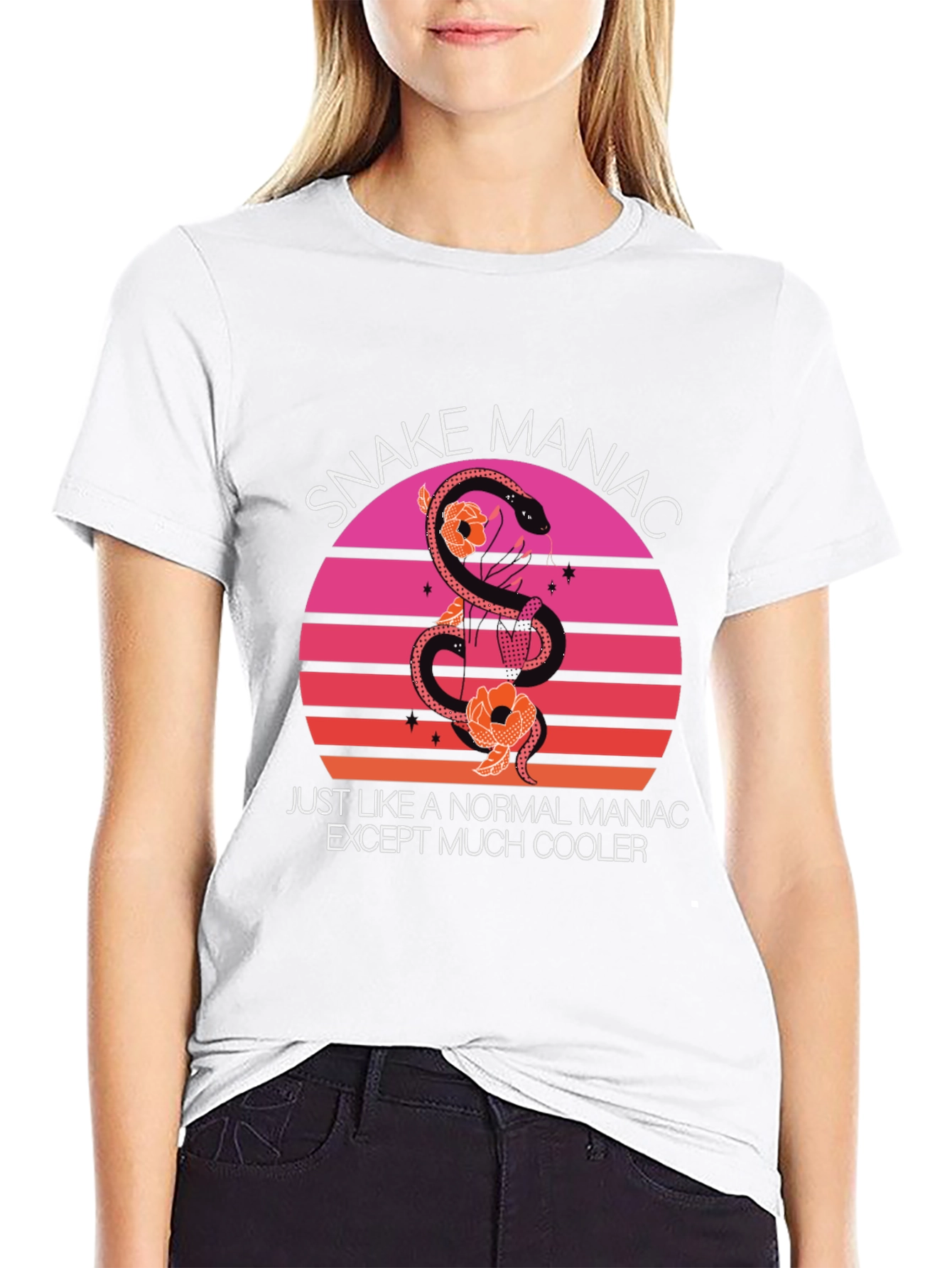 Snake Maniac Graphic Tee