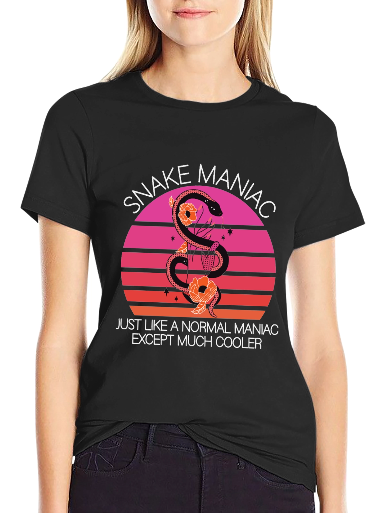 Snake Maniac Graphic Tee