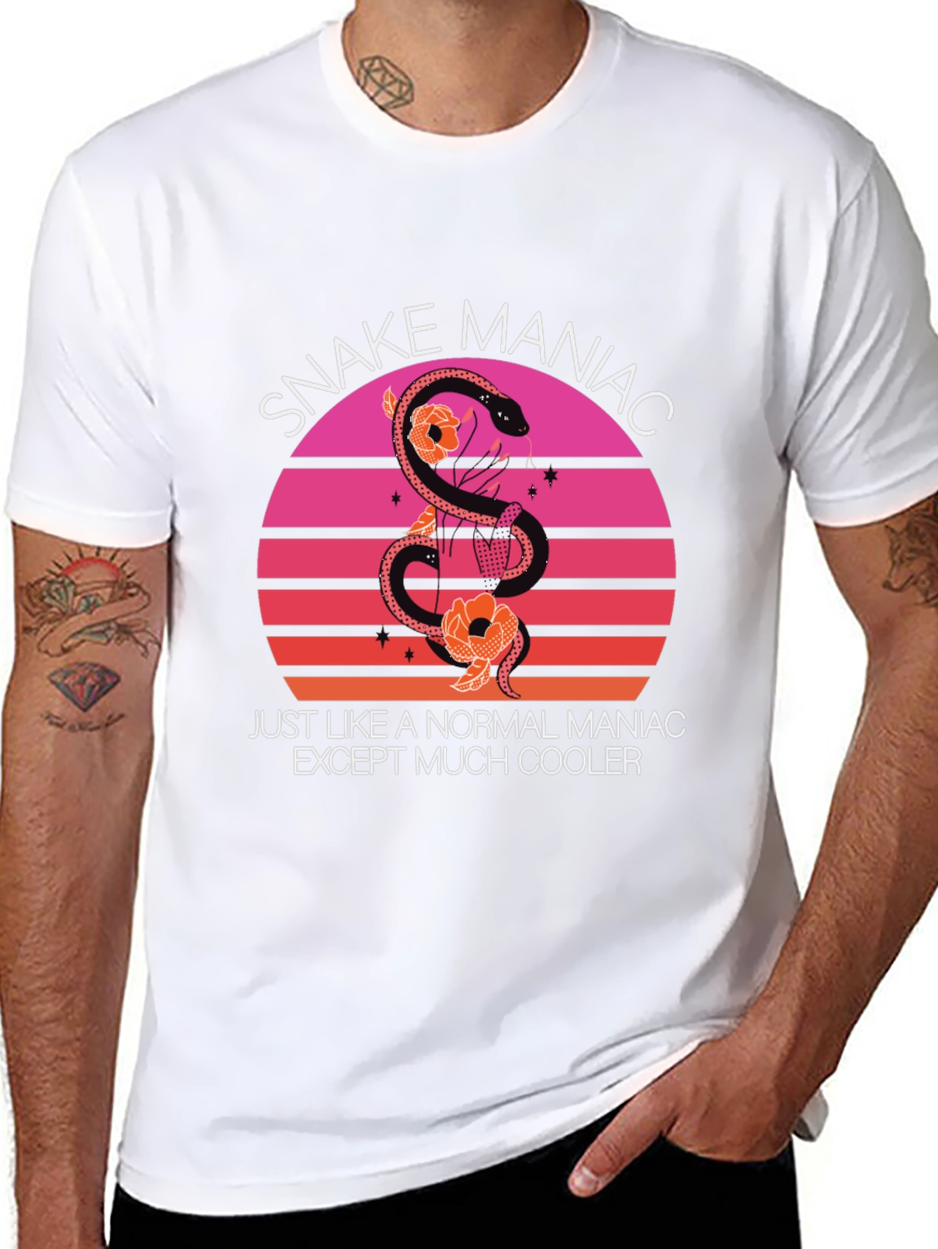 Snake Maniac Graphic Tee