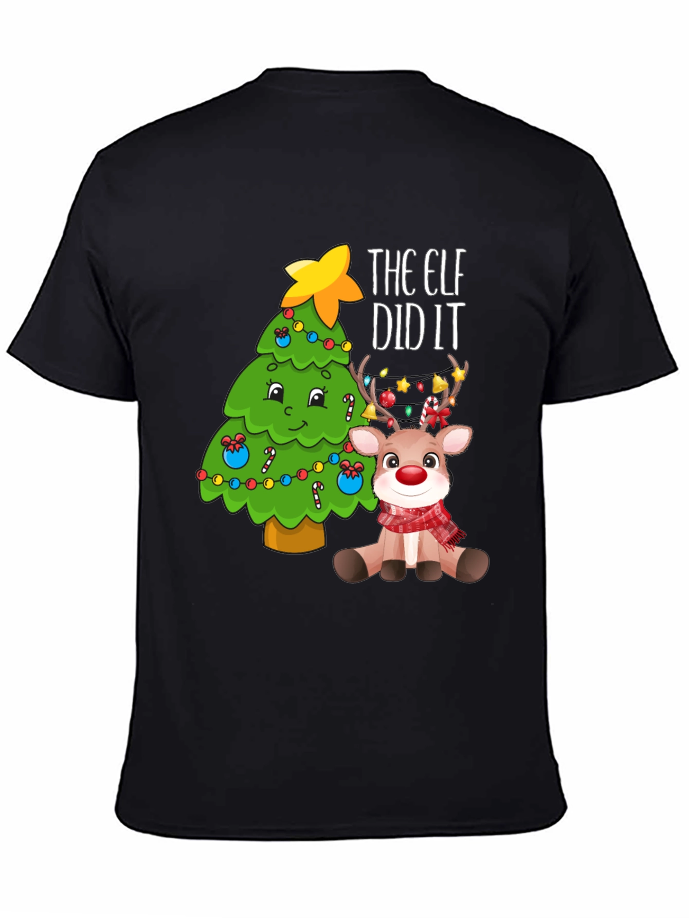 Elf Did It Christmas T-Shirt