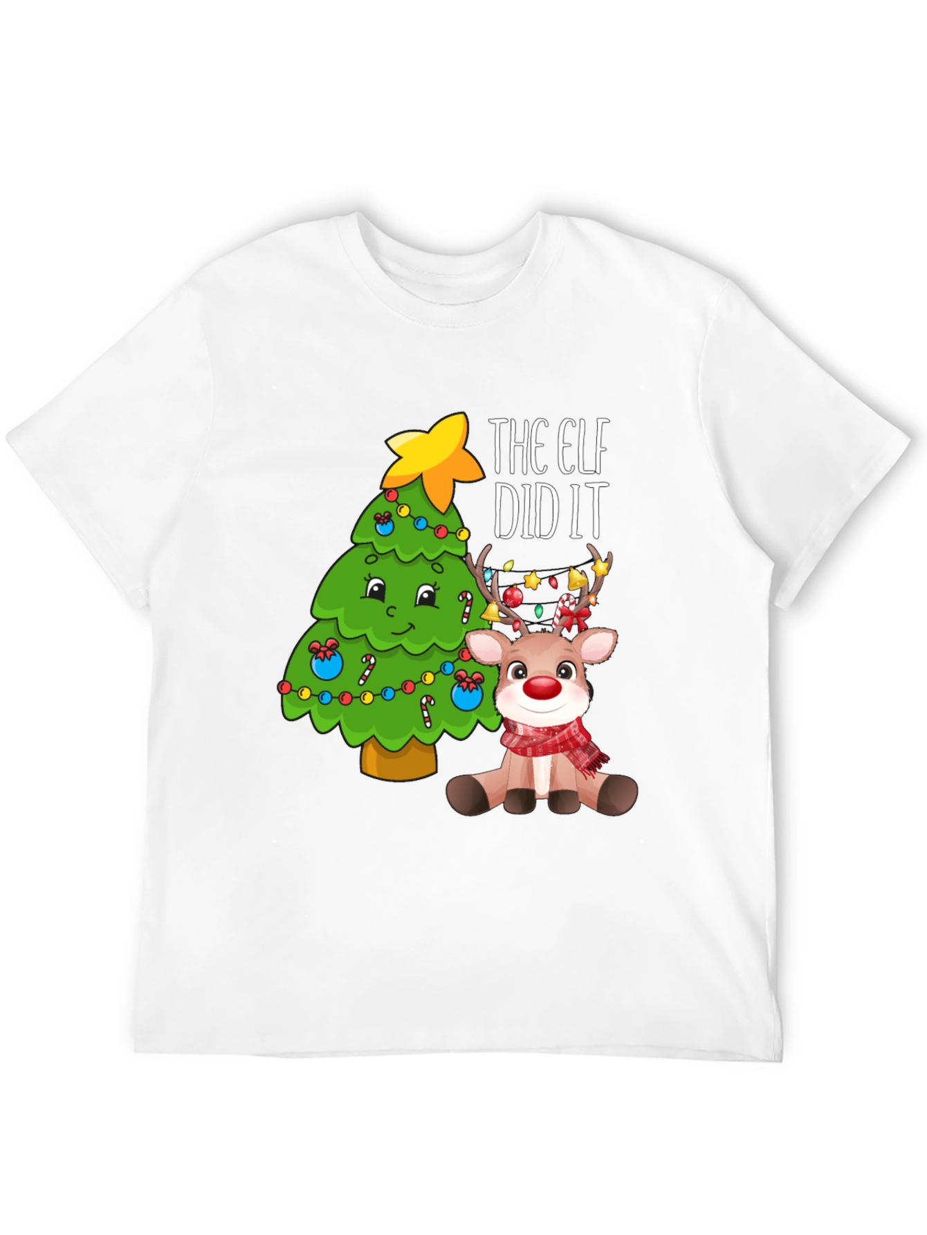 Elf Did It Christmas T-Shirt