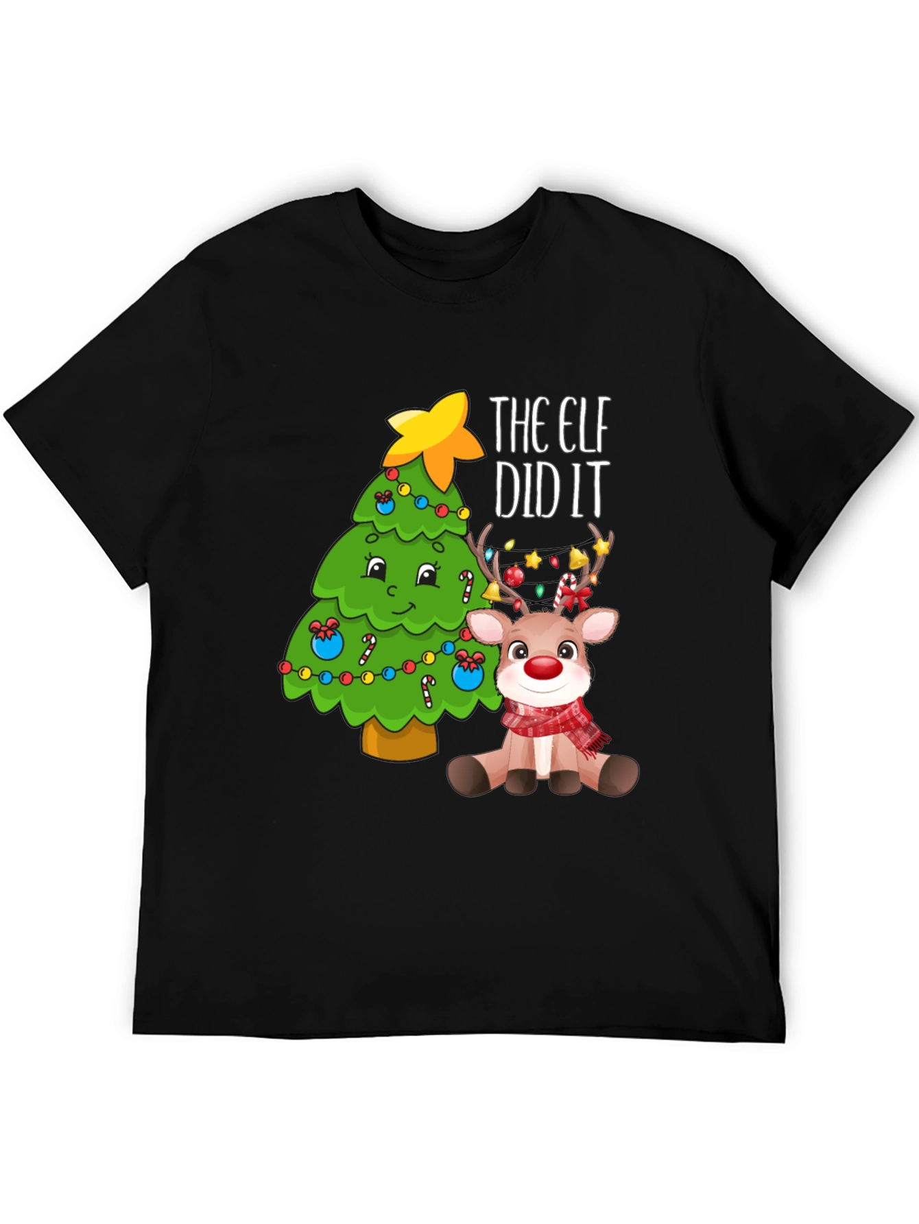 Elf Did It Christmas T-Shirt