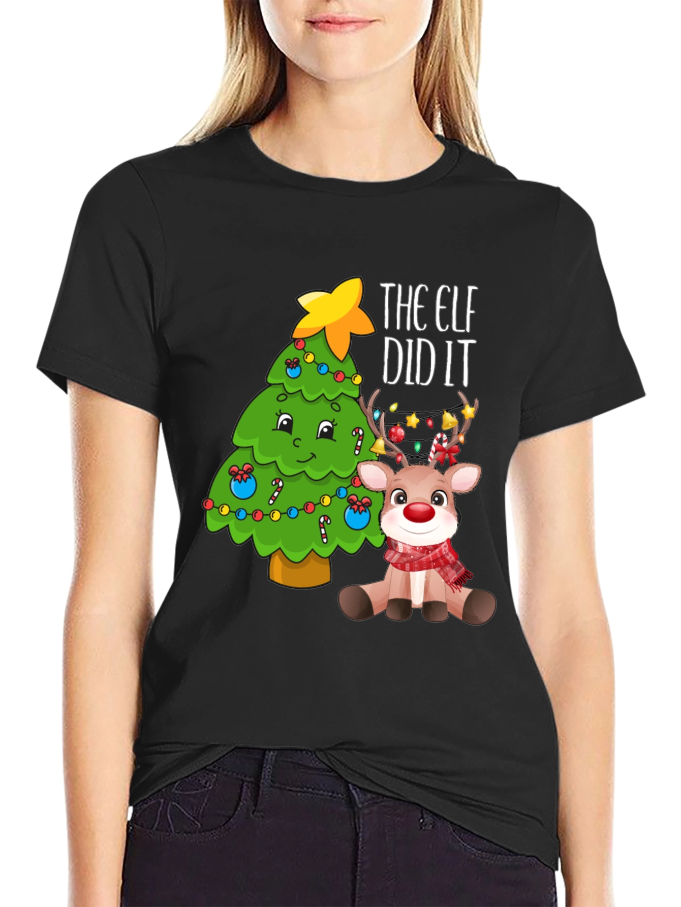 Elf Did It Christmas T-Shirt