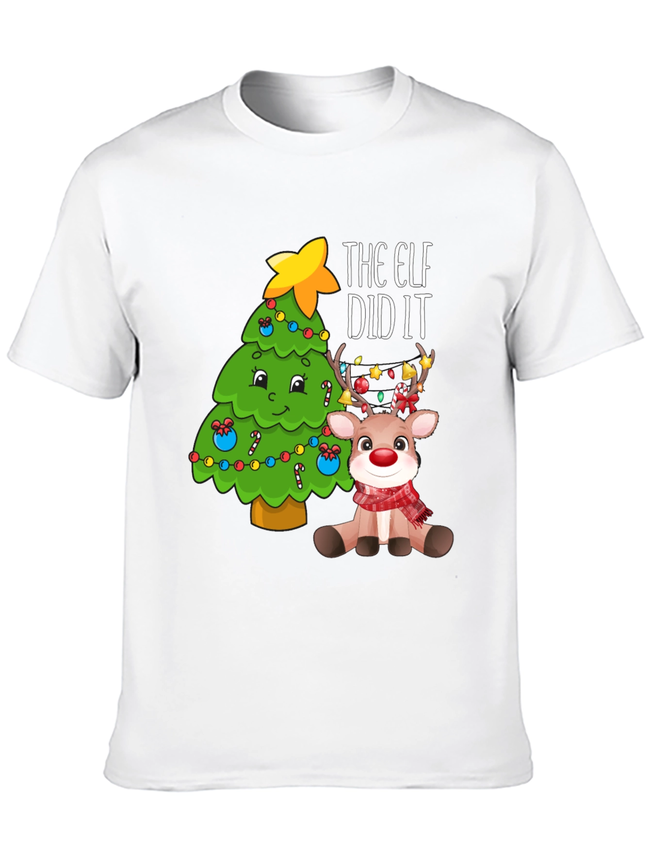 Elf Did It Christmas T-Shirt
