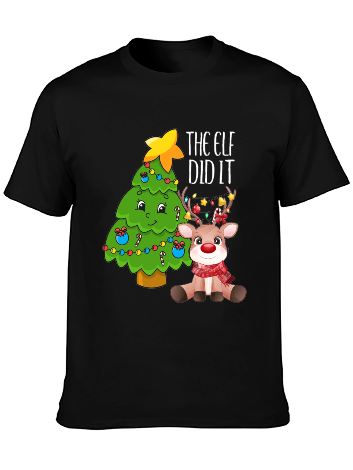 Elf Did It Christmas T-Shirt