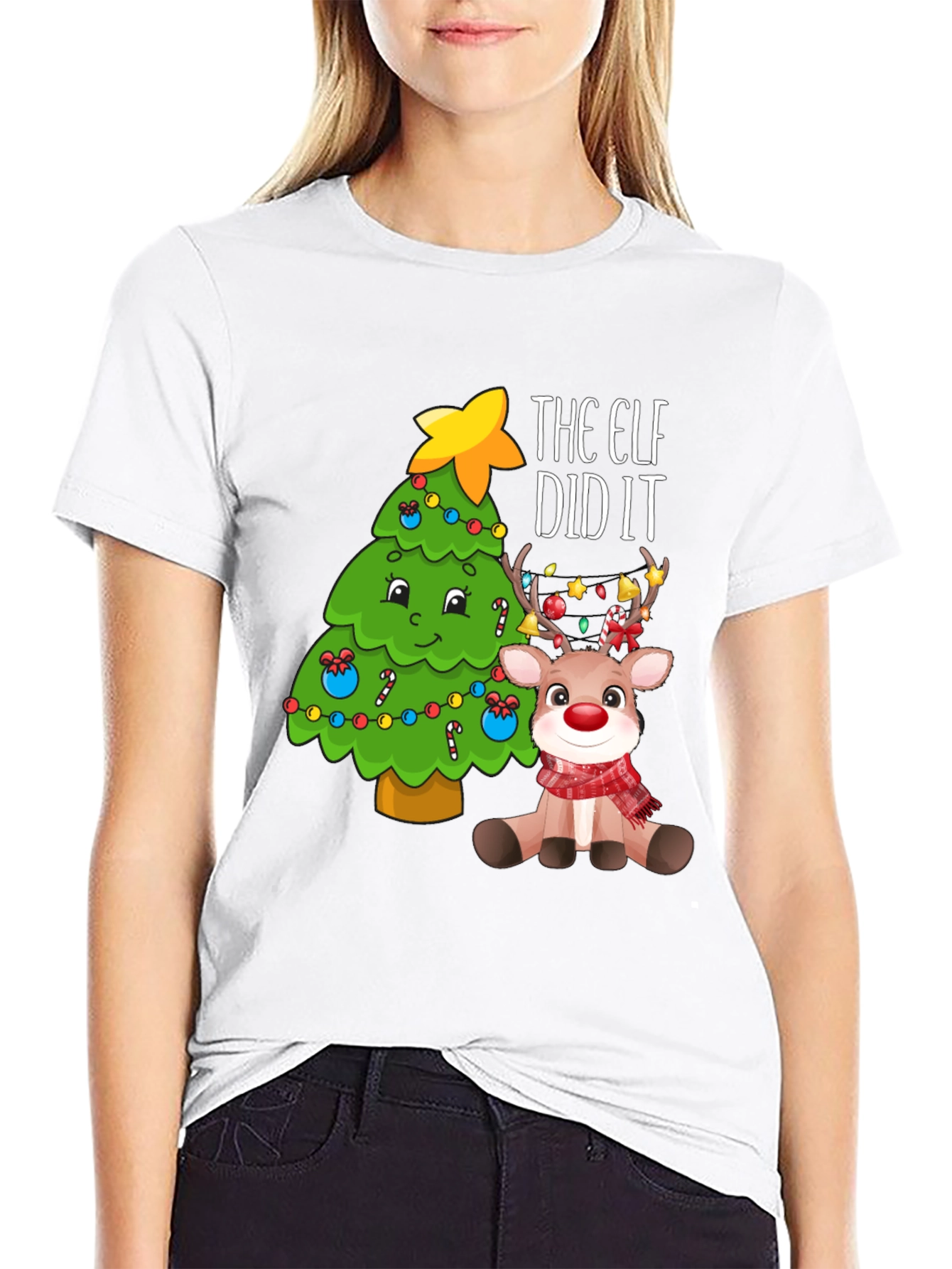 Elf Did It Christmas T-Shirt