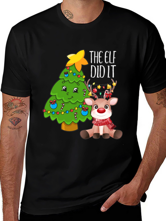 Elf Did It Christmas T-Shirt