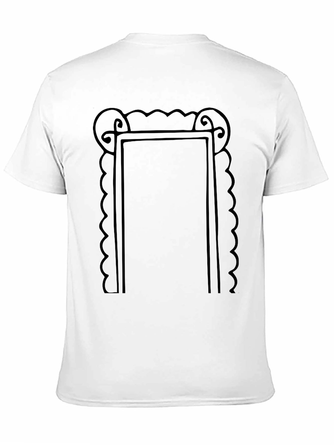 Framed Graphic Tee - Modern Art Shirt