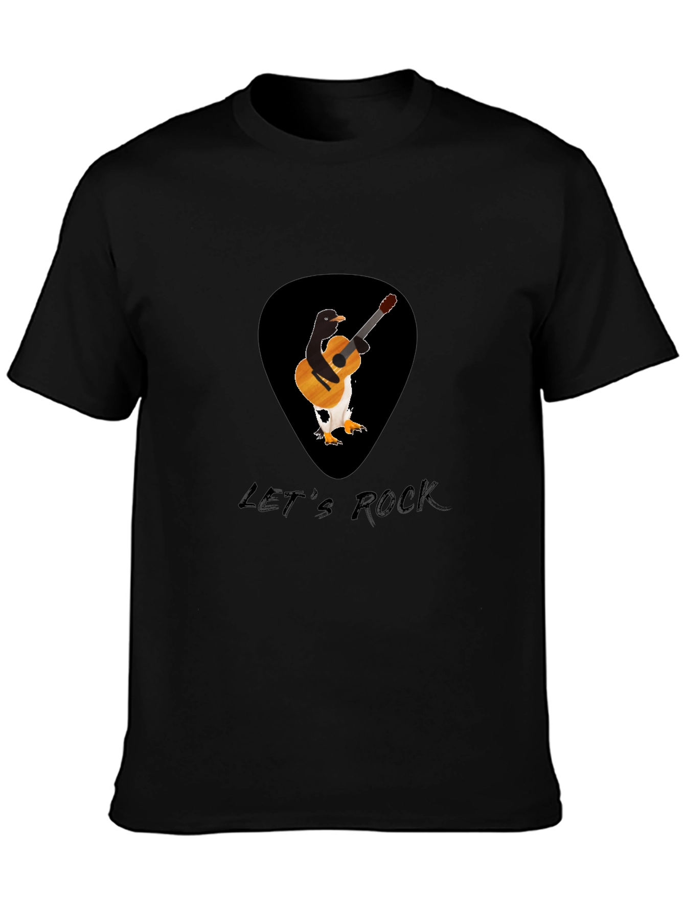 Rockin Penguin Guitar T-Shirt