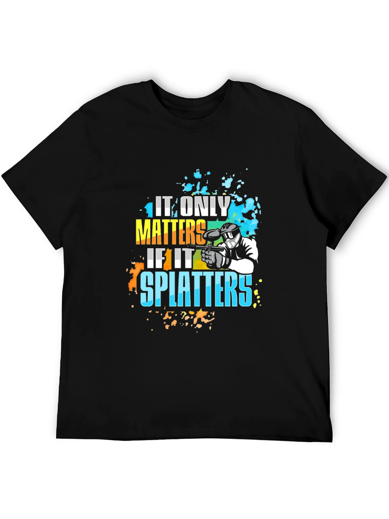 Paintball Splatters Graphic T-Shirt