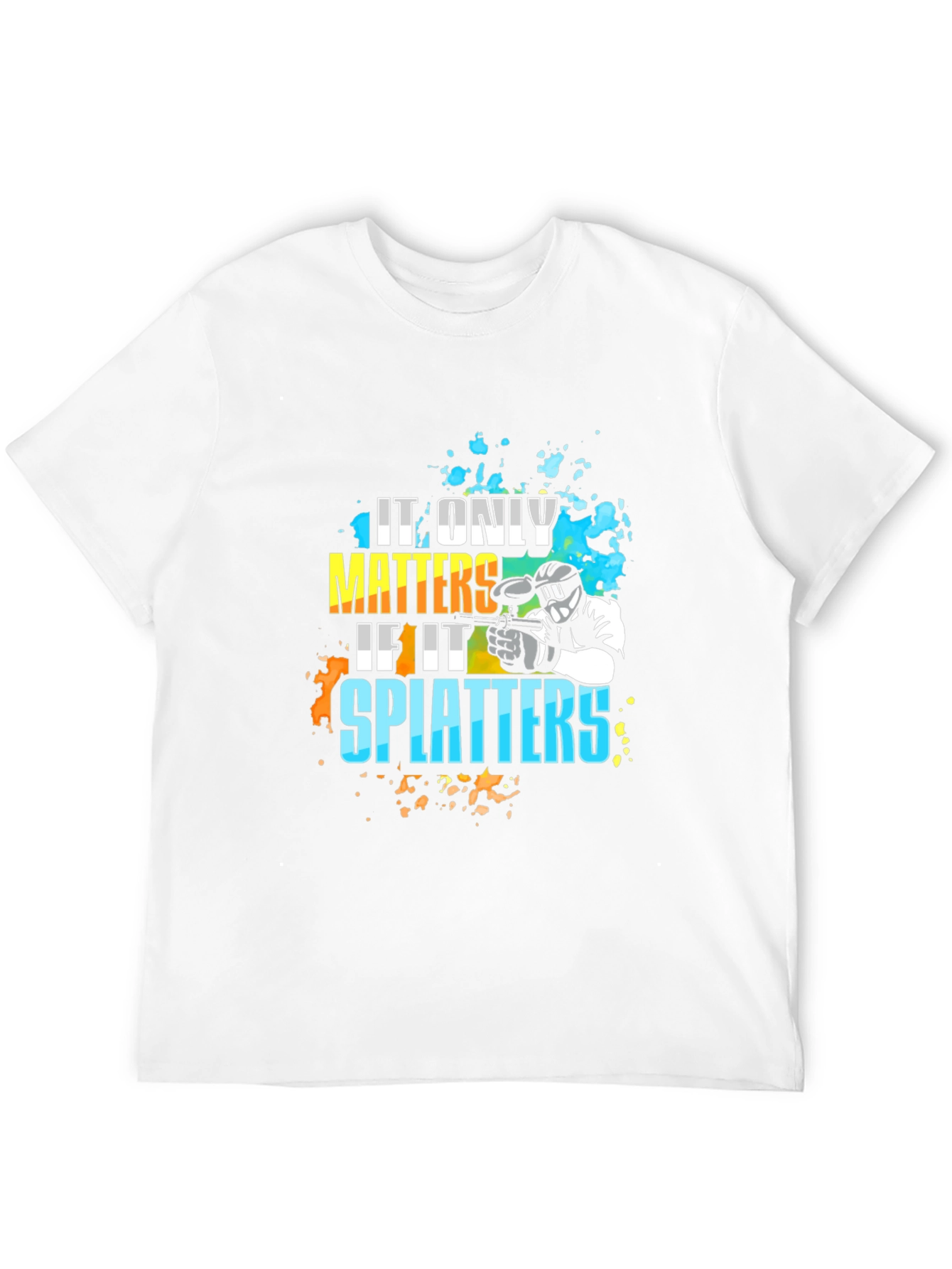 Paintball Splatters Graphic T-Shirt