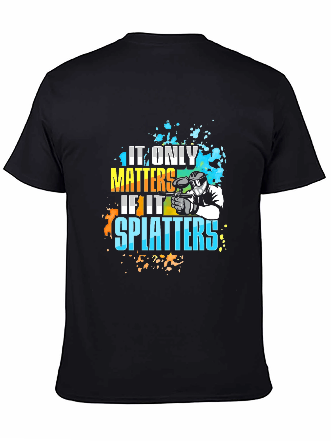 Paintball Splatters Graphic T-Shirt