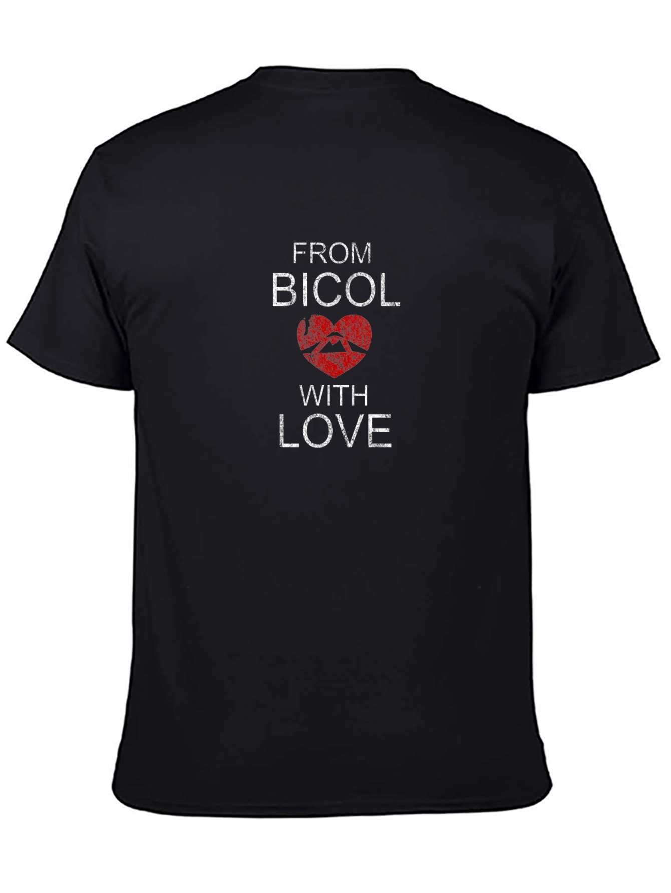 Bicol With Love Graphic Tee - Black