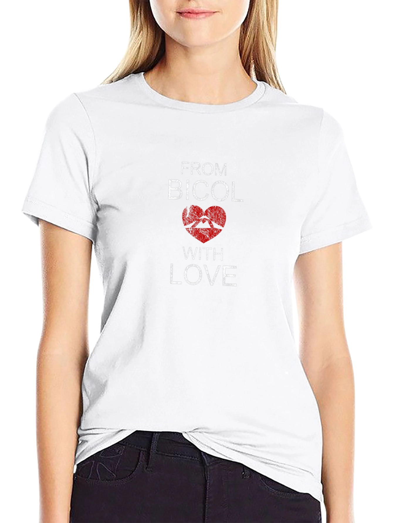 Bicol With Love Graphic Tee - Black