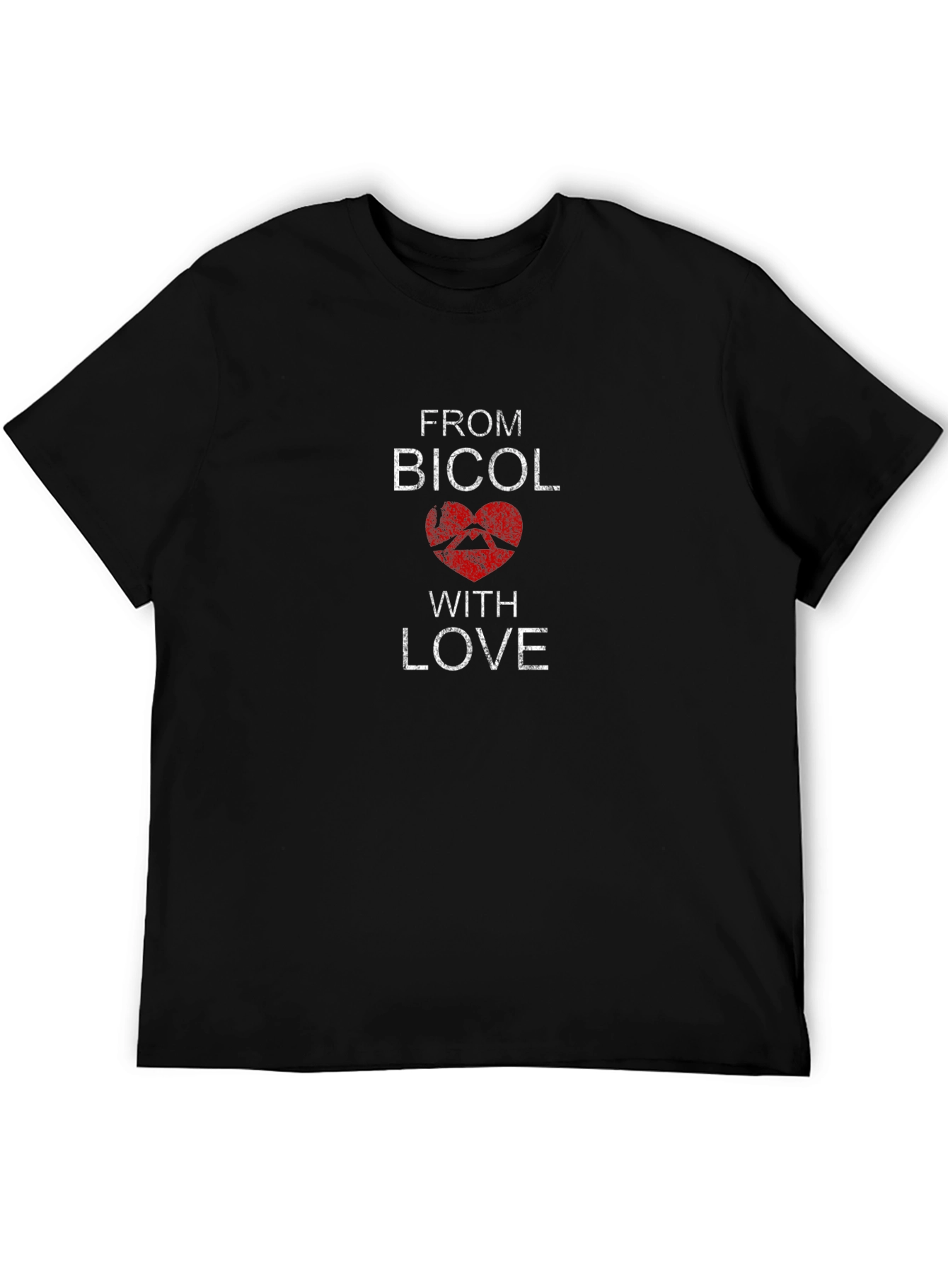 Bicol With Love Graphic Tee - Black