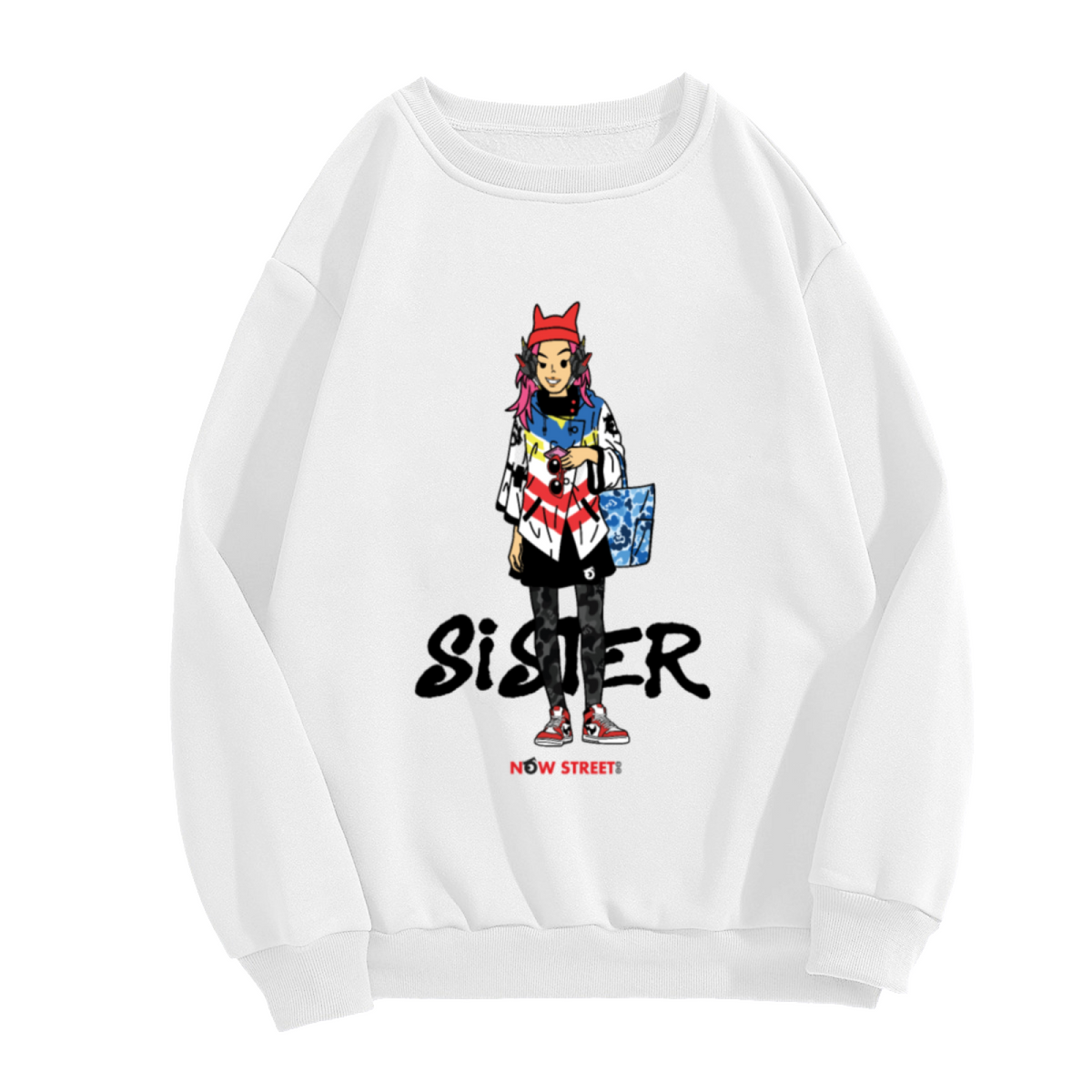 Trendy Graphic Crewneck Sweatshirt | Unisex Casual Streetwear Top