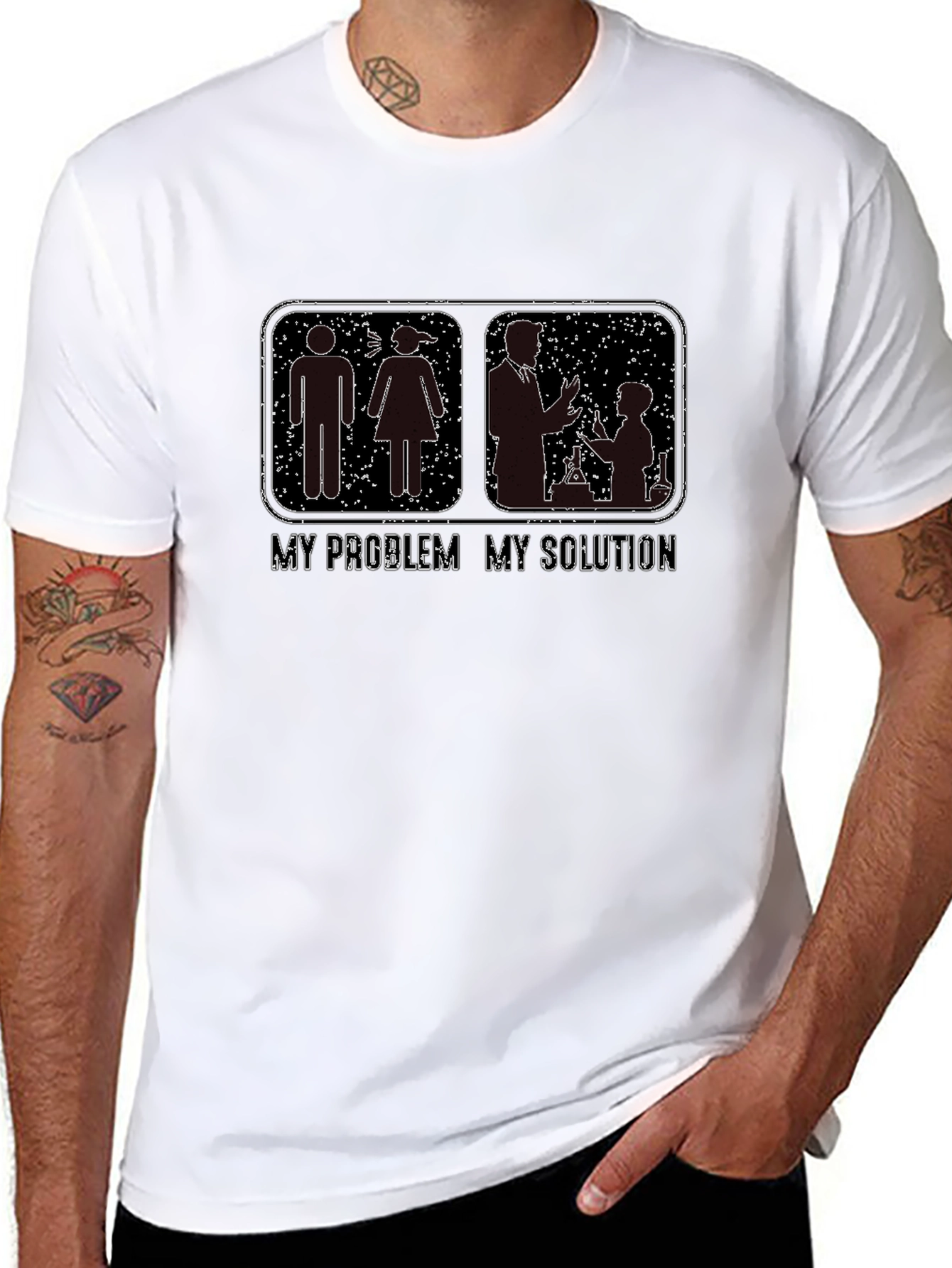 Problem Solution Graphic T-Shirt