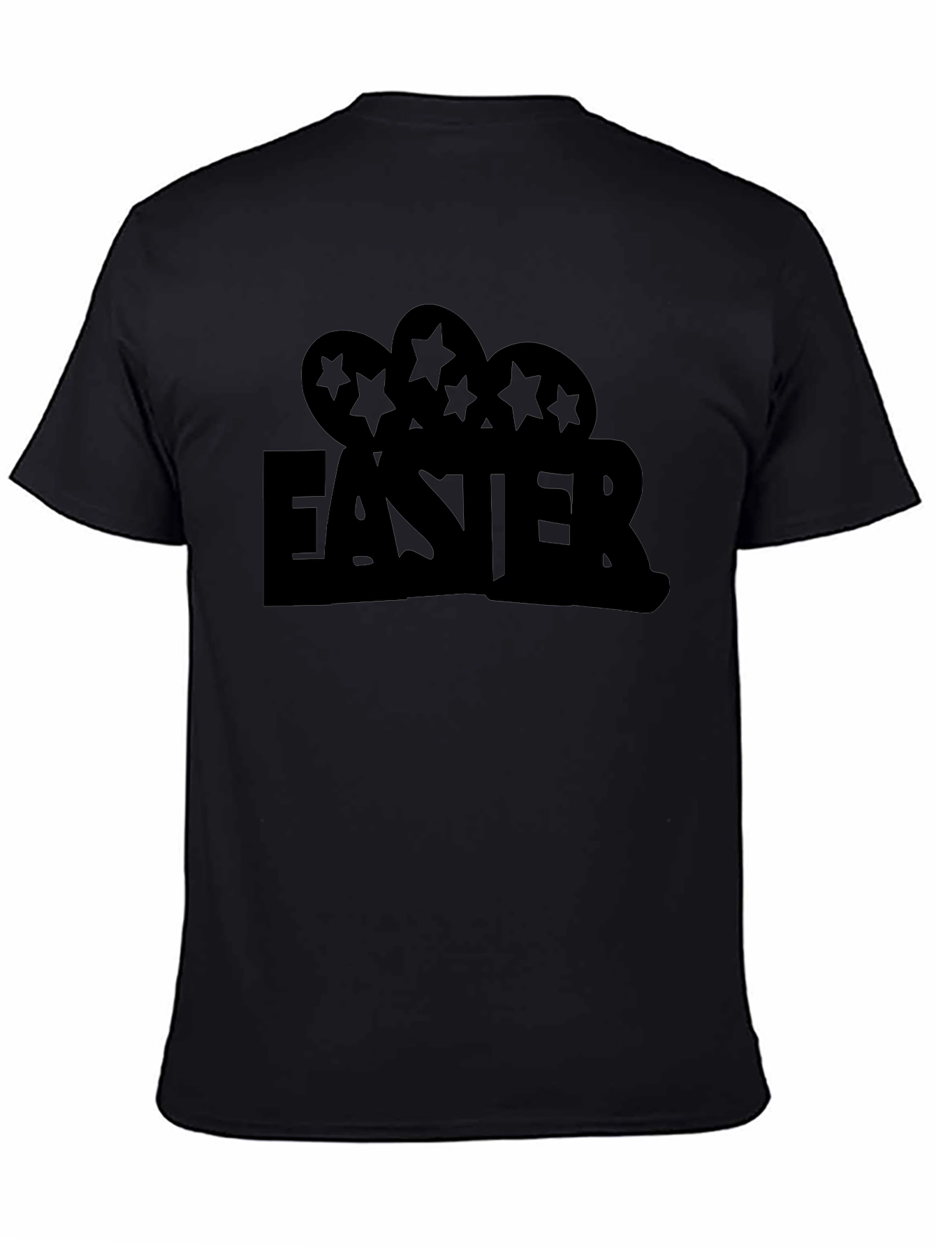 Easter Egg T-Shirt - Black Holiday Tee